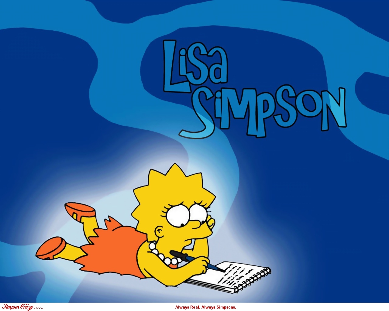 Скачать картинку Телешоу, Лиза Симпсон, Симпсоны в телефон бесплатно.