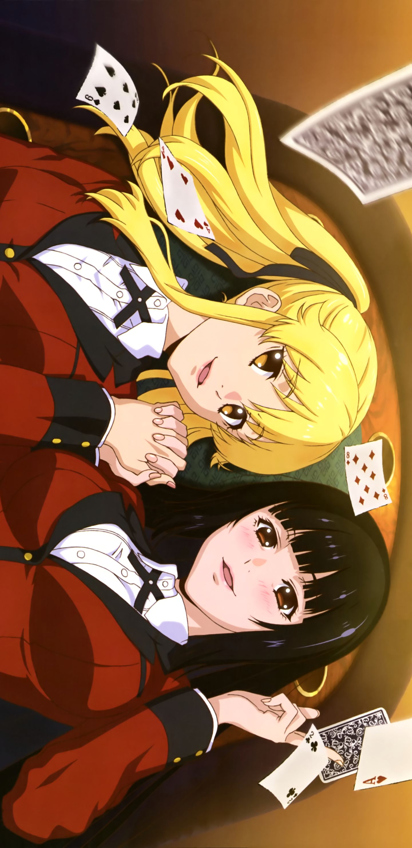 Download mobile wallpaper Anime, Yumeko Jabami, Kakegurui, Meari Saotome for free.