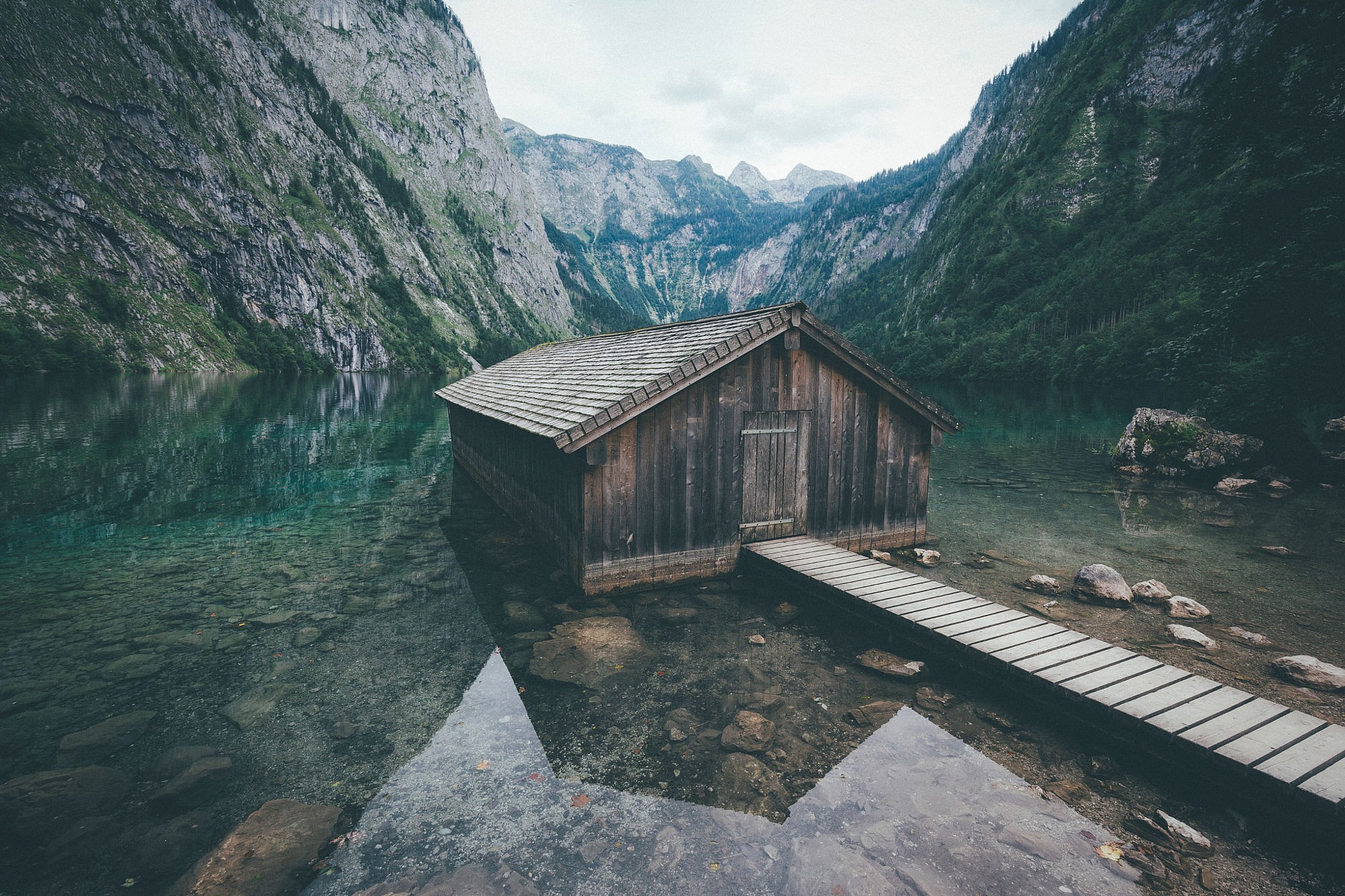 Laden Sie das See, Gebirge, Hütte, Menschengemacht-Bild kostenlos auf Ihren PC-Desktop herunter
