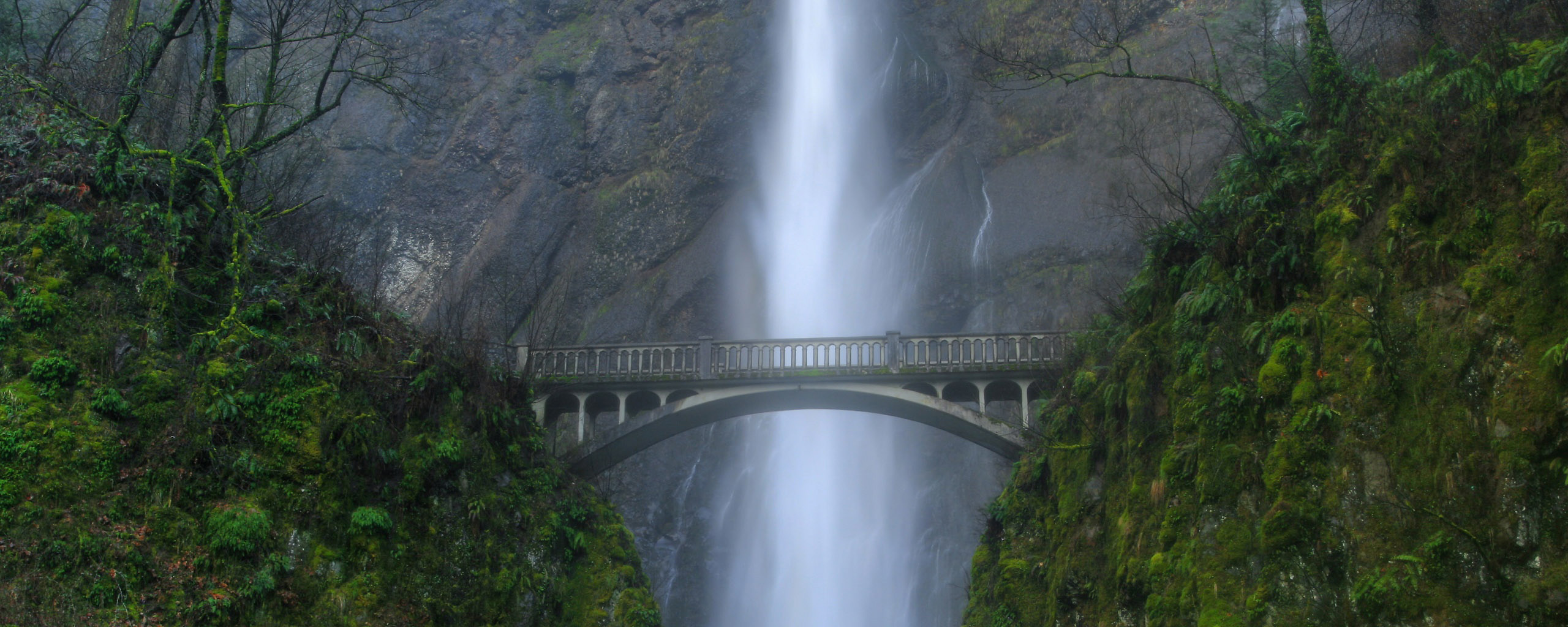 Laden Sie das Wasserfall, Brücke, Brücken, Menschengemacht-Bild kostenlos auf Ihren PC-Desktop herunter