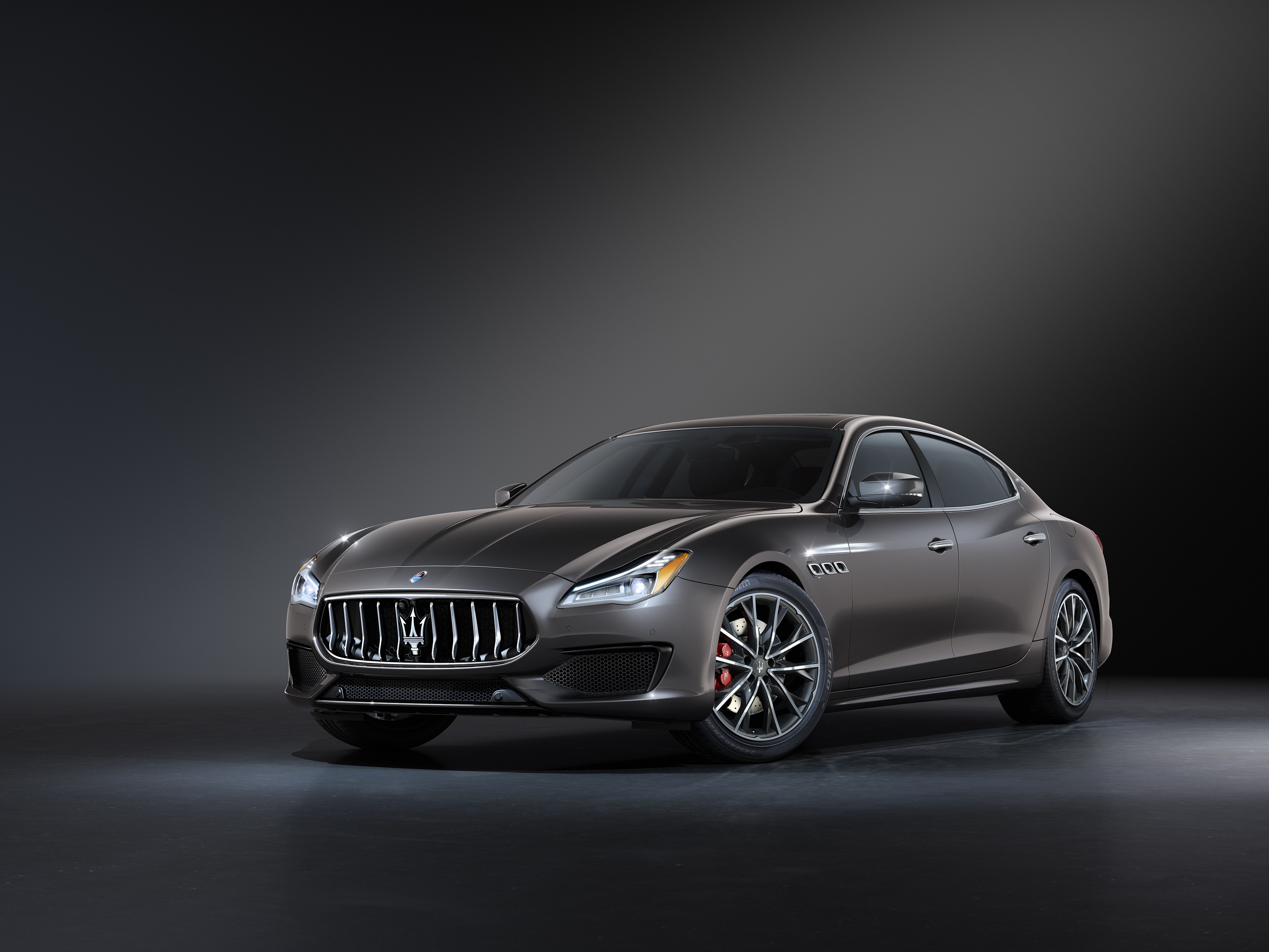 Free download wallpaper Maserati, Car, Maserati Quattroporte, Vehicles, Gray Car on your PC desktop