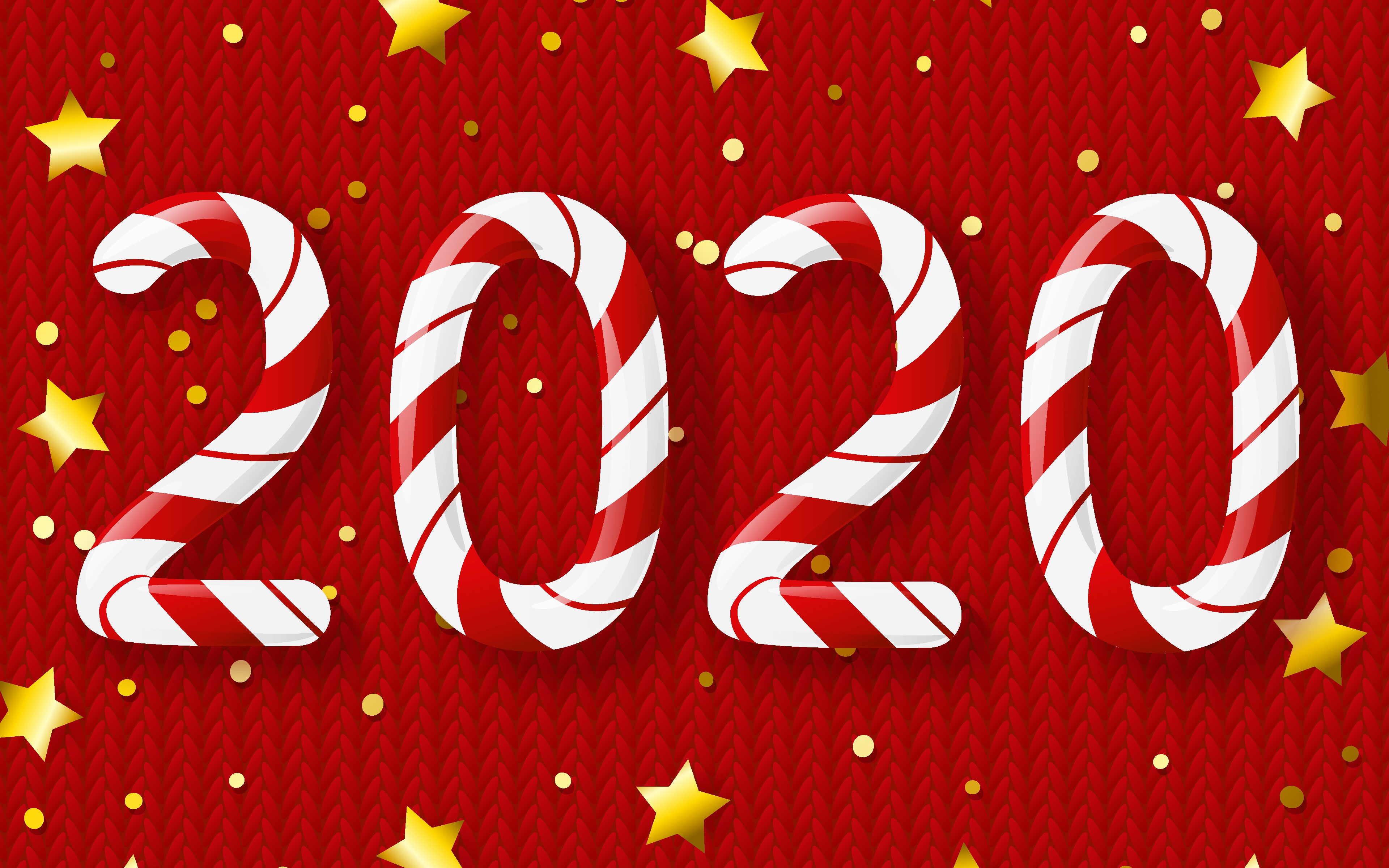 Free download wallpaper New Year, Holiday, Star, New Year 2020 on your PC desktop