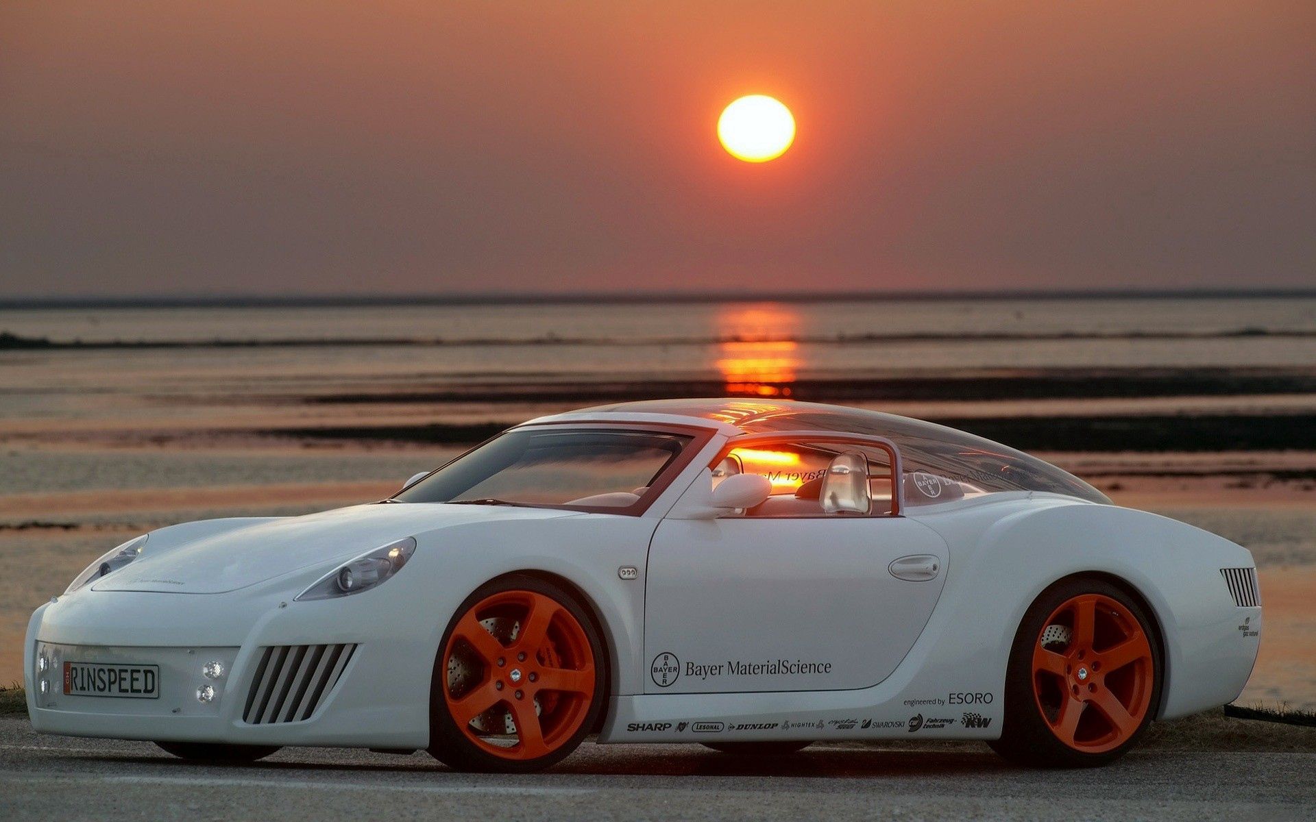 Download mobile wallpaper Sunset, Tuning, Auto, Cars for free.