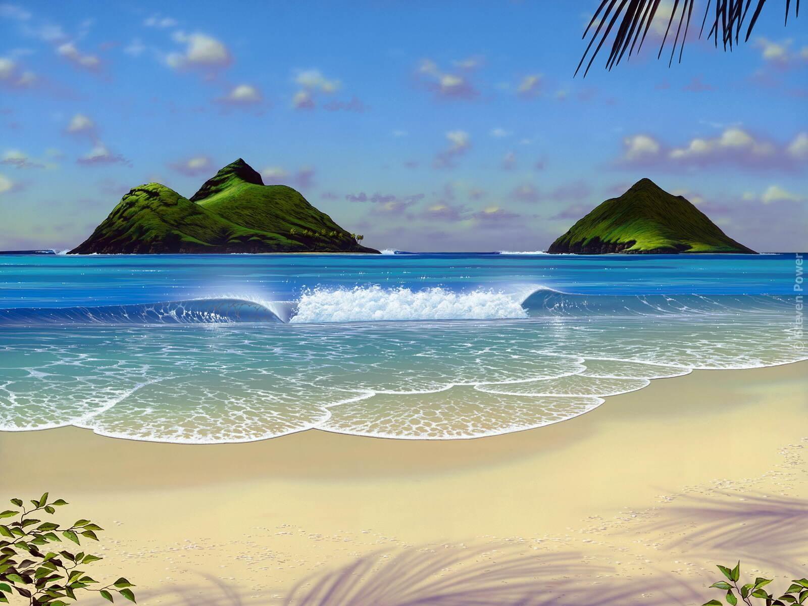 Free download wallpaper Water, Sea, Landscape, Beach on your PC desktop