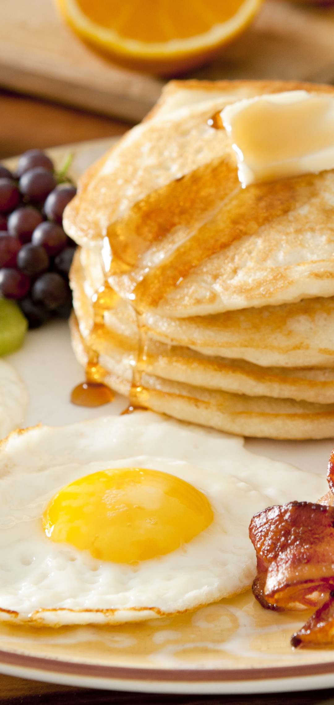 Download mobile wallpaper Food, Egg, Breakfast, Pancake for free.