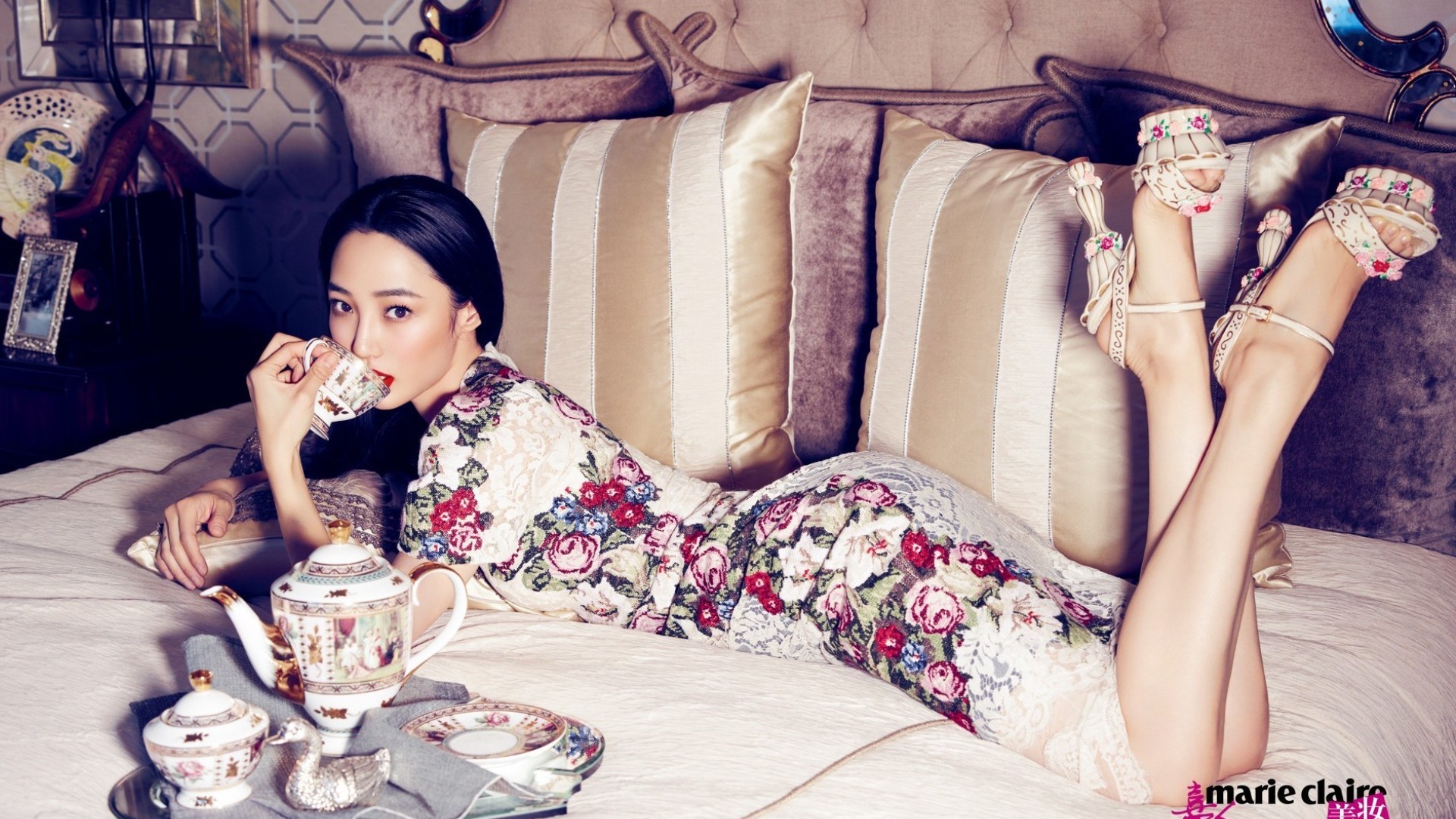 Free download wallpaper Women, Actress, Baihe Bai on your PC desktop
