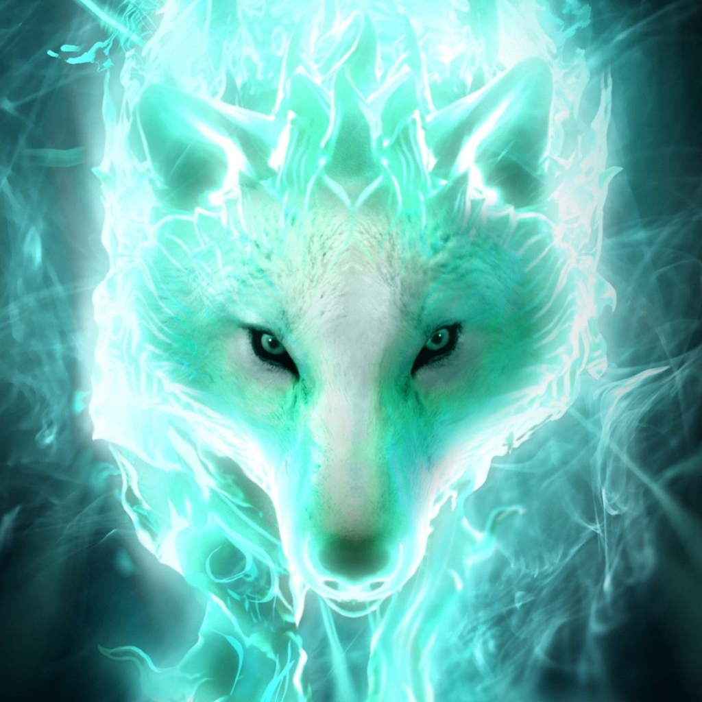 Download mobile wallpaper Fantasy, Wolf, Spirit, Fantasy Animals for free.