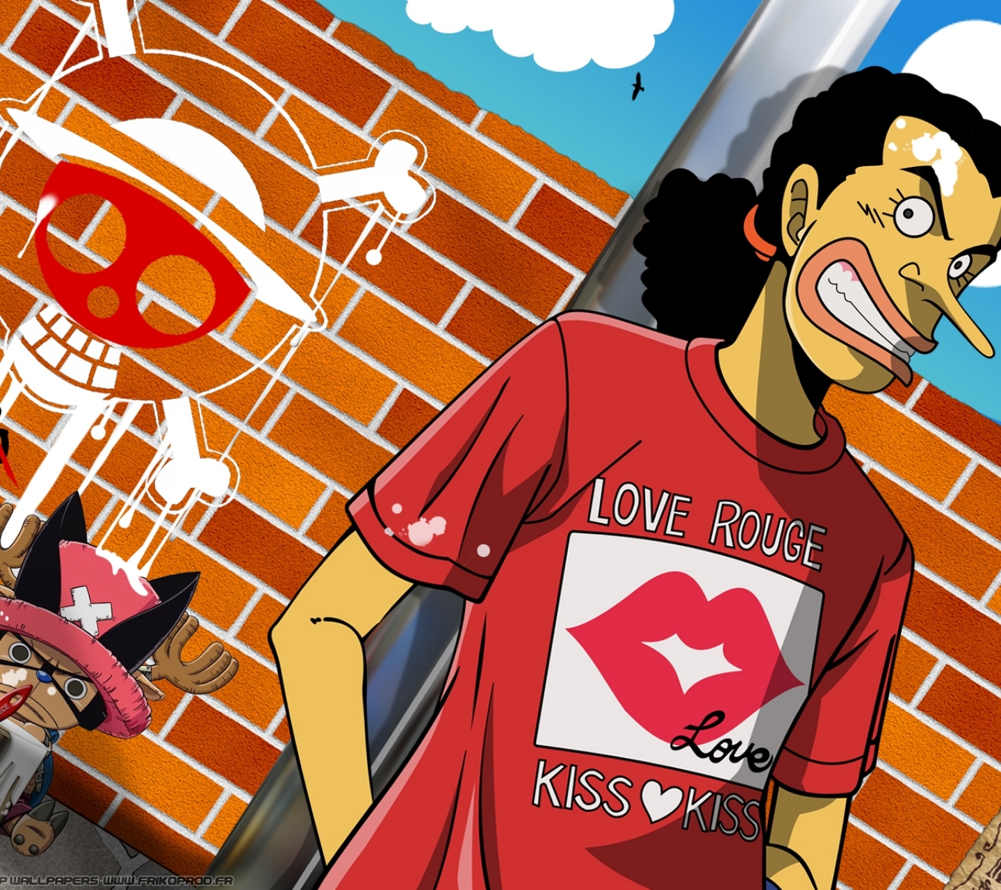 Laden Sie das Animes, One Piece, Tony Tony Chopper, Lysop (One Piece)-Bild kostenlos auf Ihren PC-Desktop herunter