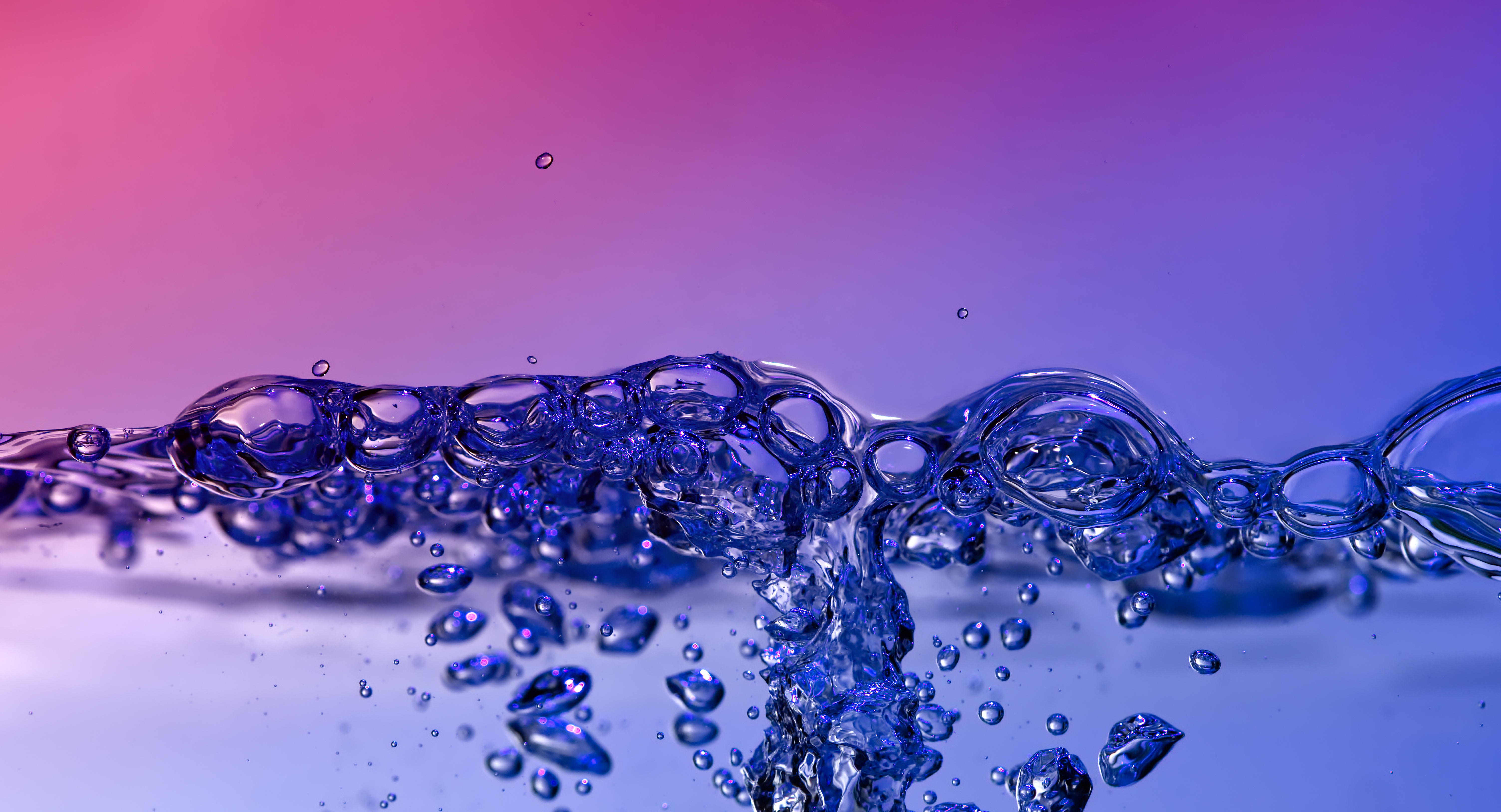 bubbles, water, transparent, macro, liquid, air Full HD