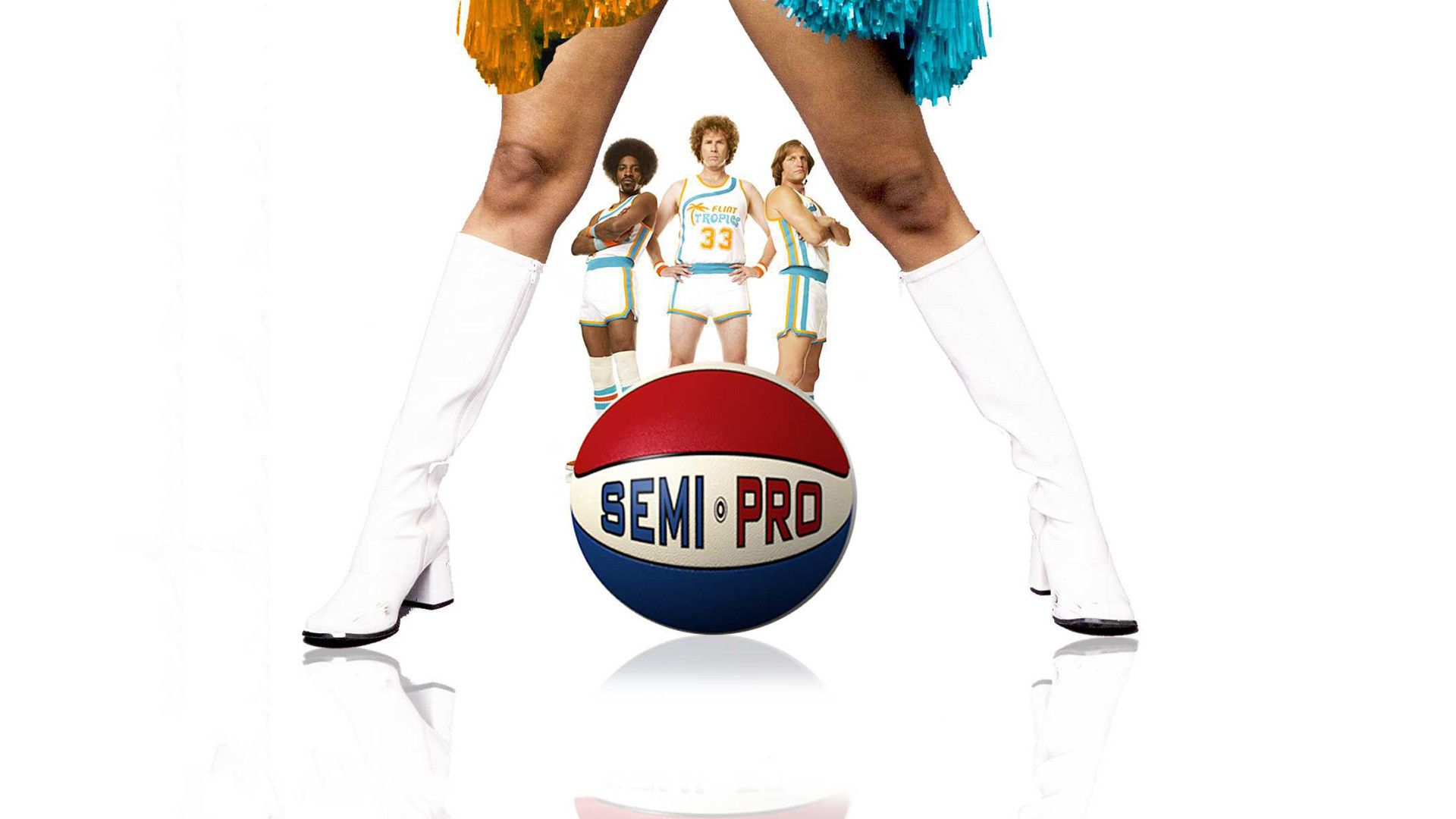 Download mobile wallpaper Movie, Woody Harrelson, Will Ferrell, André Benjamin, Semi Pro for free.