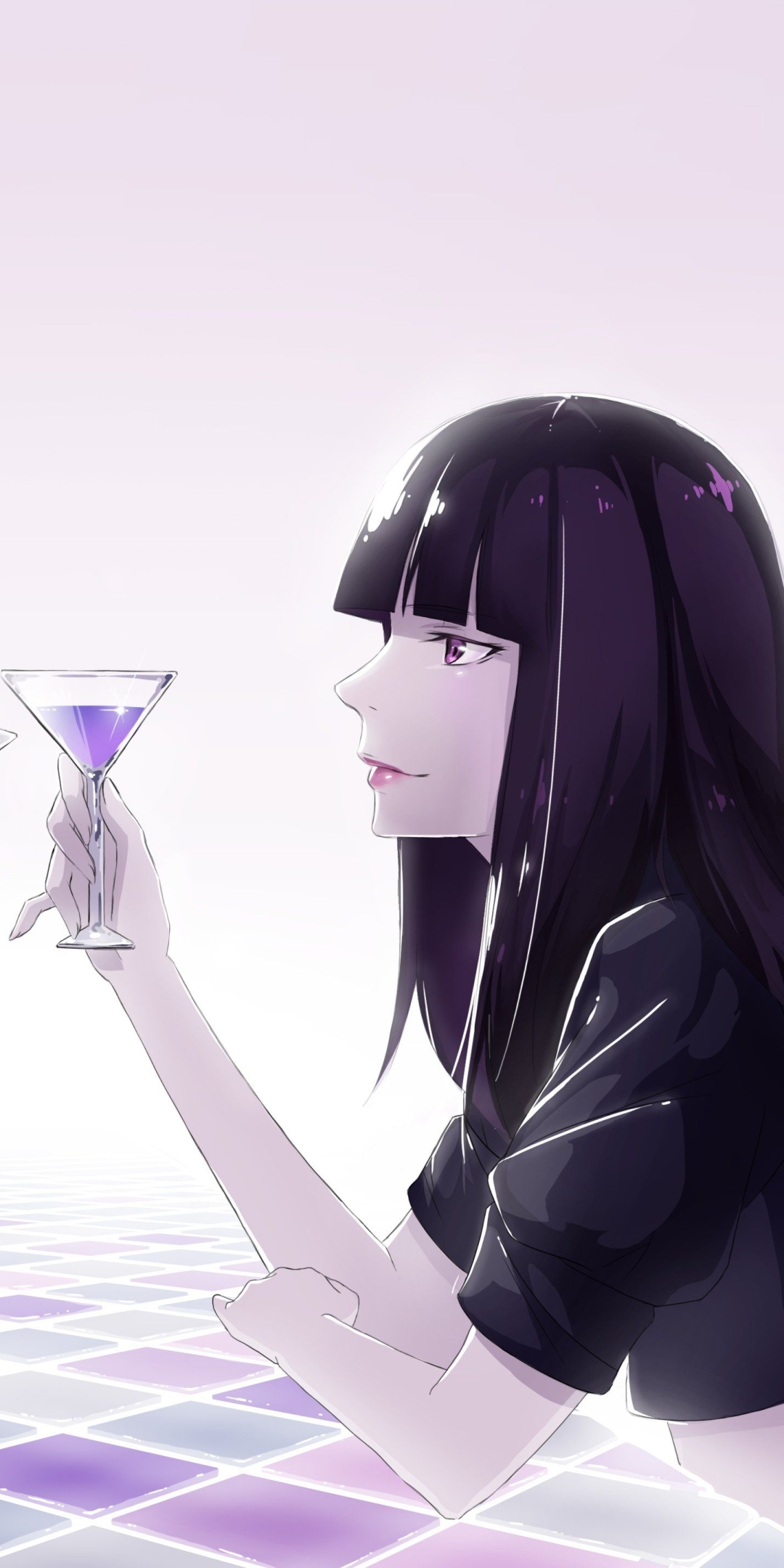 Download mobile wallpaper Anime, Purple Hair, Death Parade, Chiyuki (Death Parade) for free.