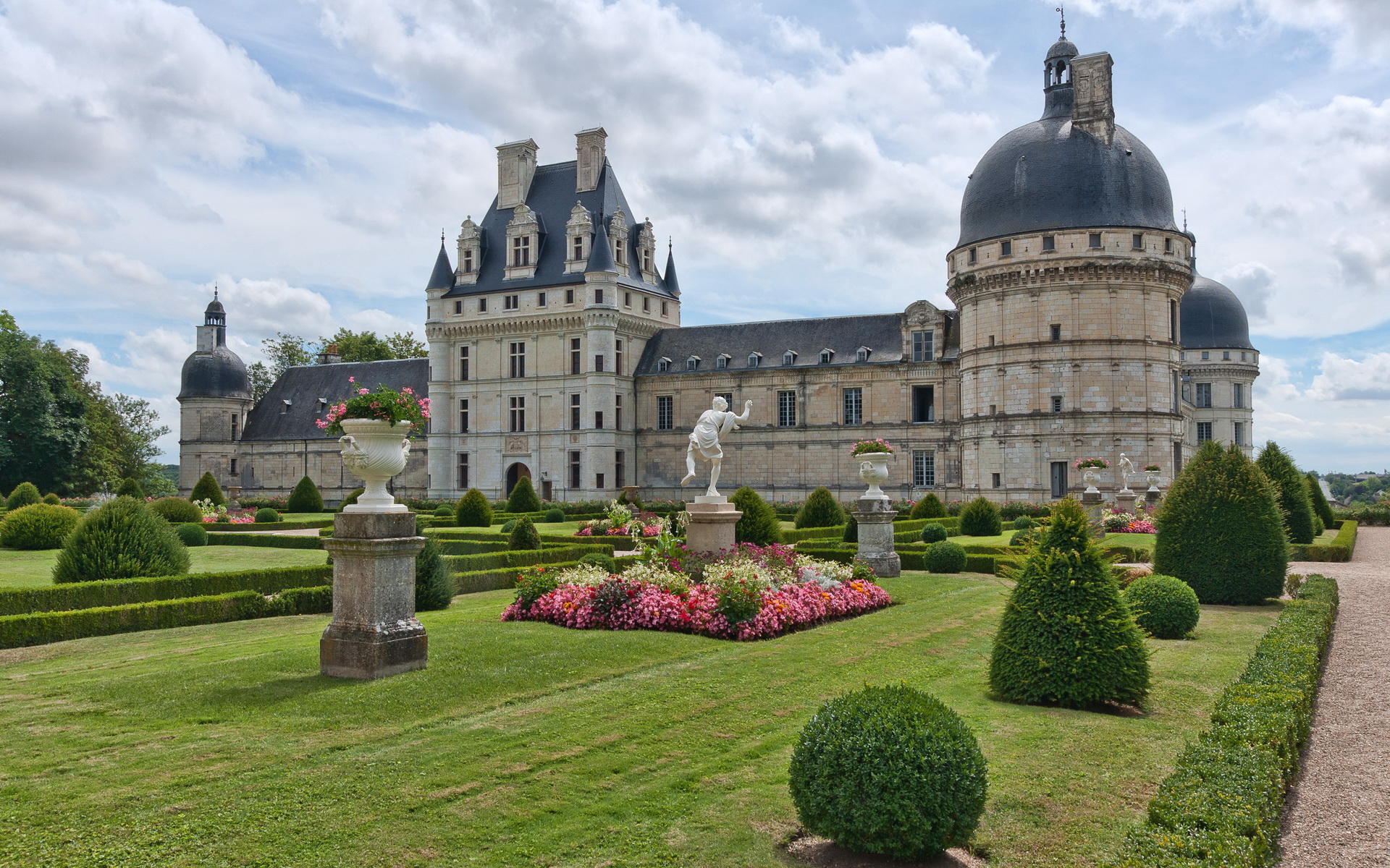 Téléchargez des papiers peints mobile Construction Humaine, Château De Valençay gratuitement.