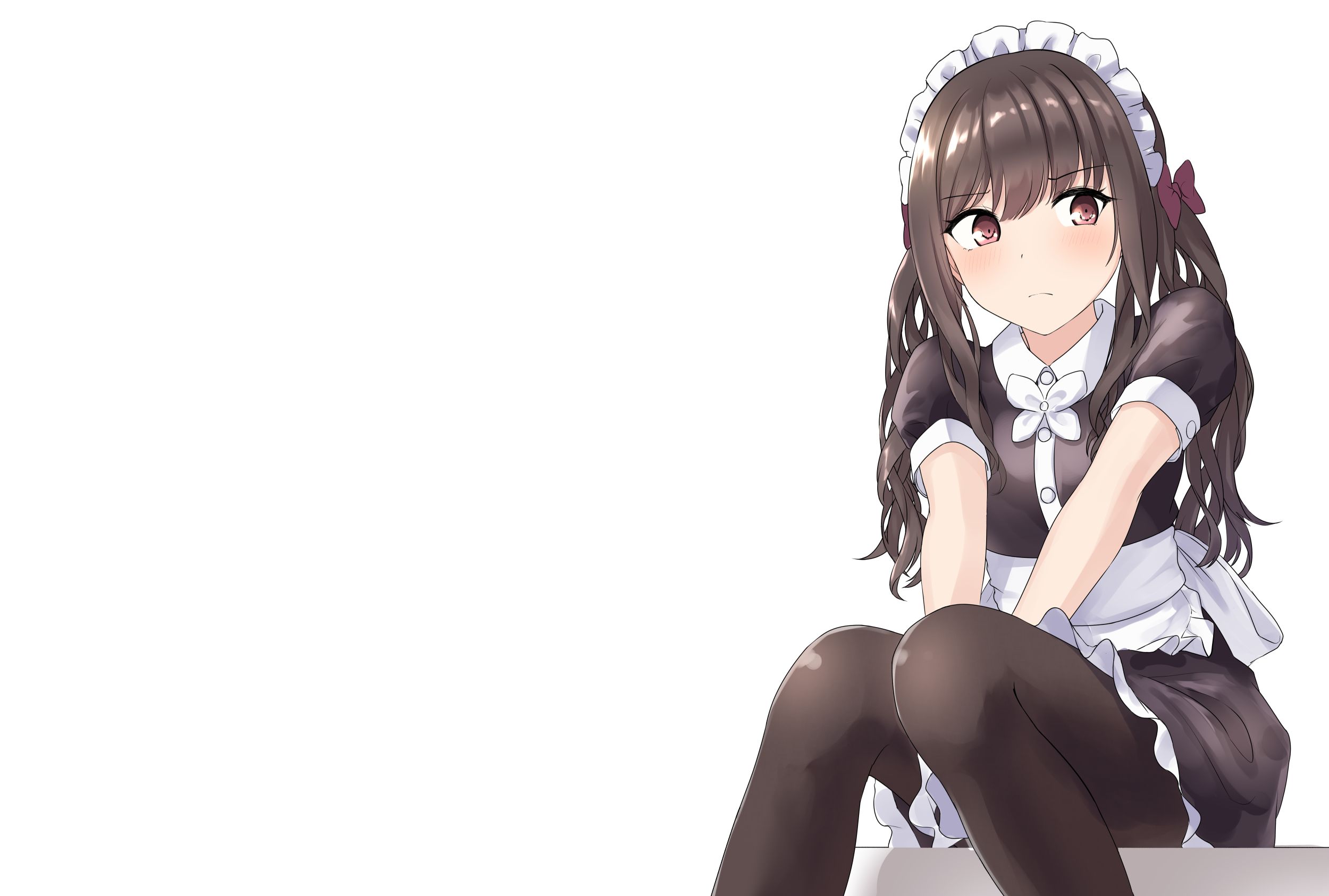 Free download wallpaper Anime, Girl, Maid on your PC desktop