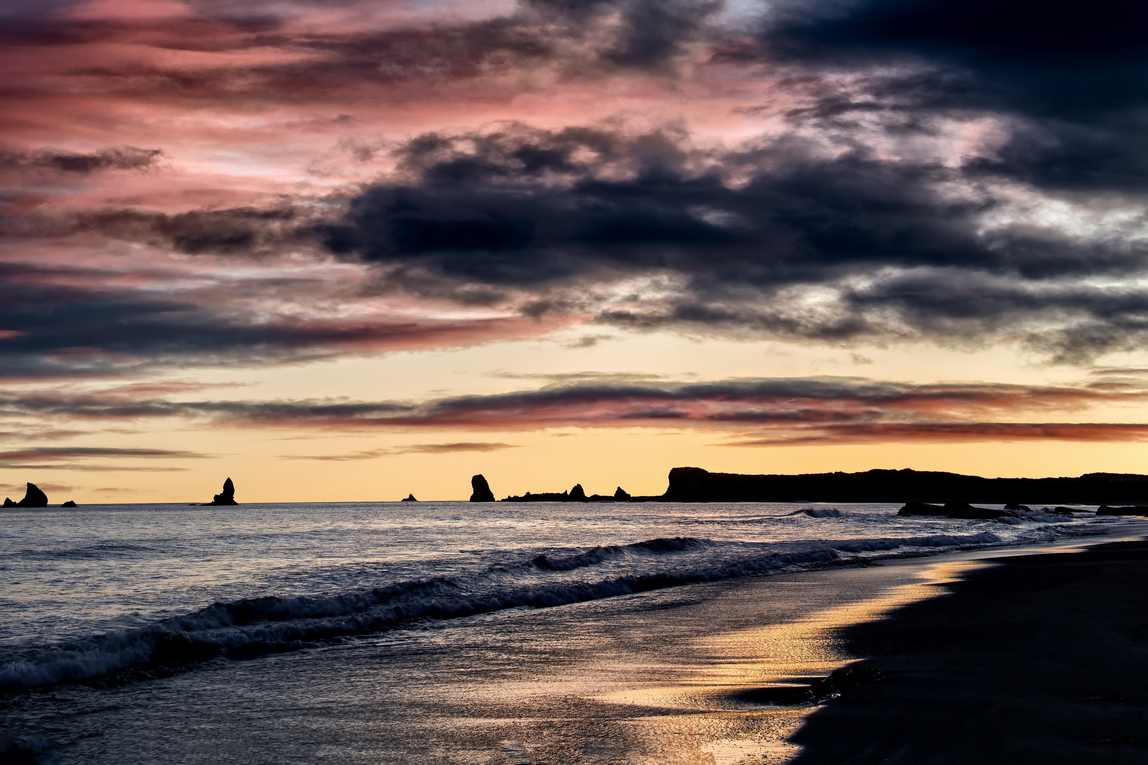 Descarga gratis la imagen Playa, Océano, Atardecer, Tierra/naturaleza en el escritorio de tu PC