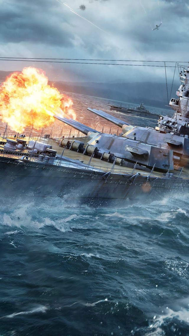 Descarga gratuita de fondo de pantalla para móvil de Videojuego, World Of Warships, Buques De Guerra.