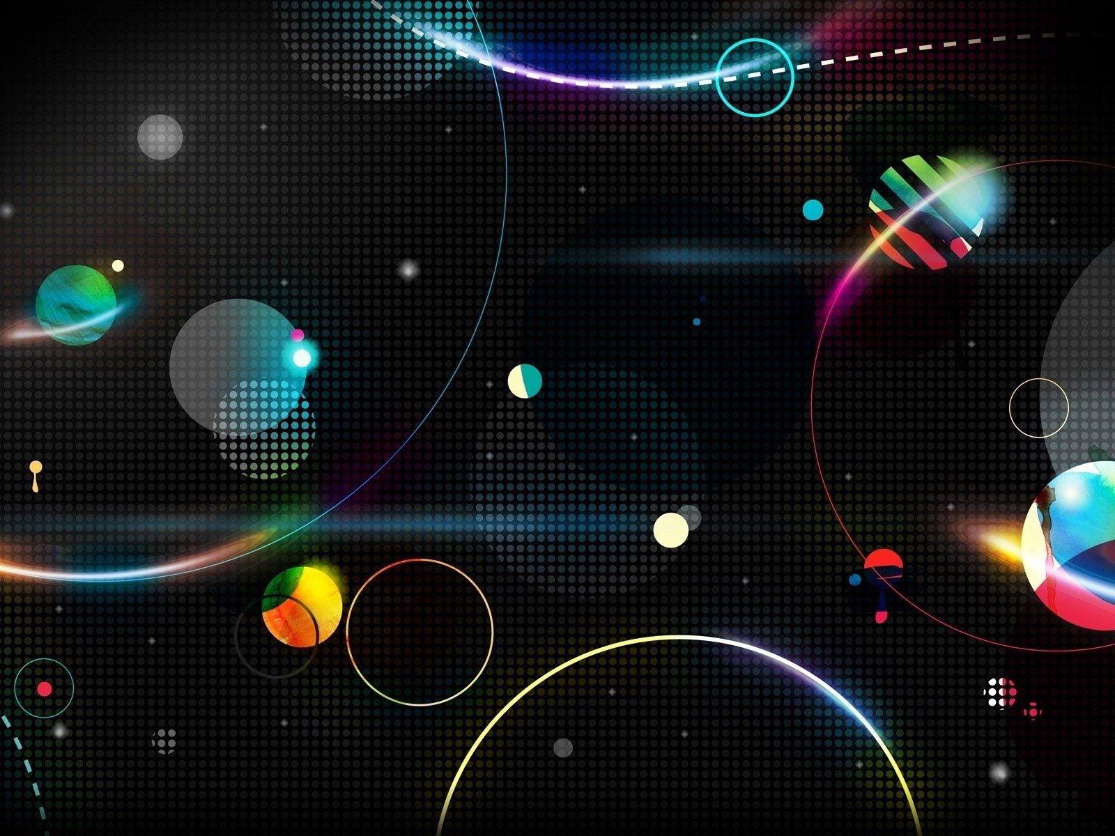 Free download wallpaper Abstract, Shine, Light, Form, Glare, Circles, Brilliance, Forms on your PC desktop