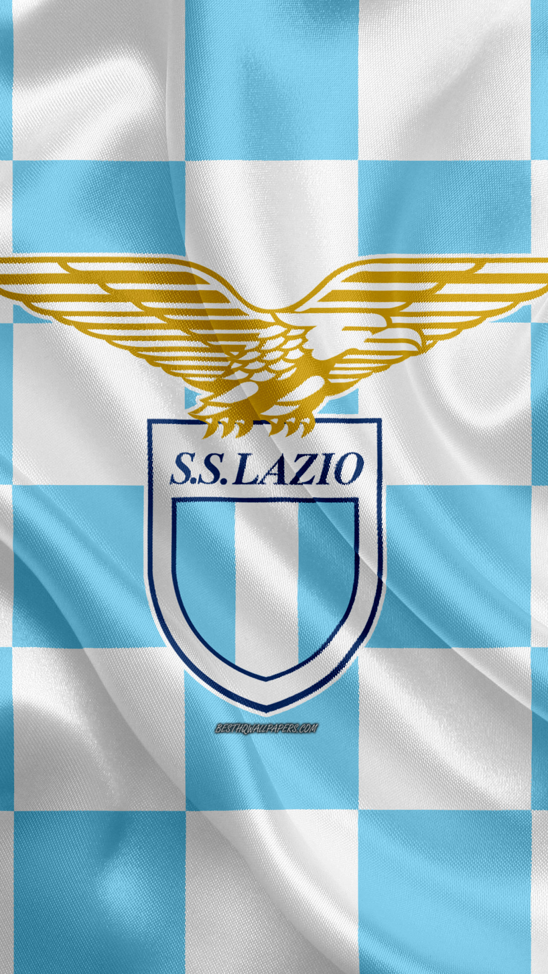 Fondo de pantalla para iPhone S.S. Lazio con logotipo y colores