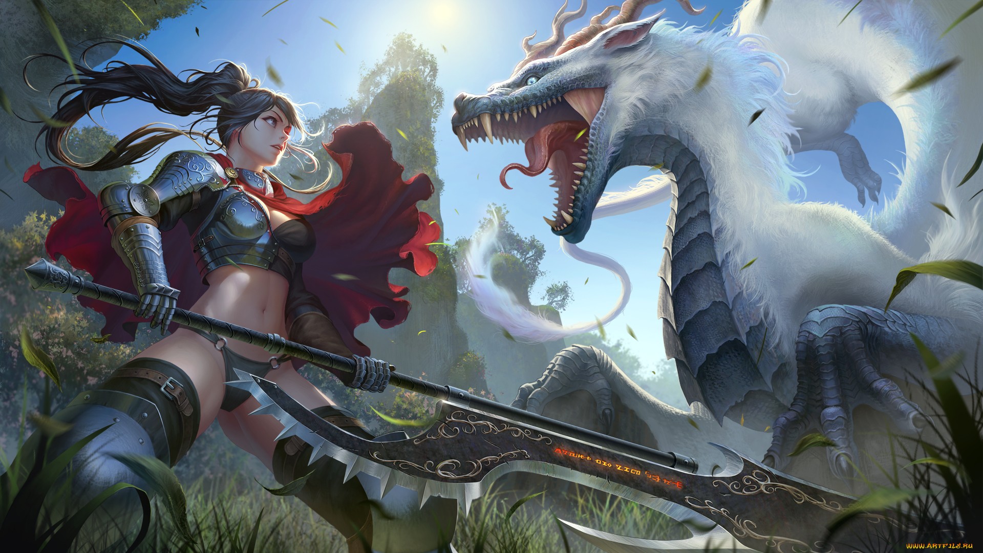 Free download wallpaper Fantasy, Women Warrior on your PC desktop