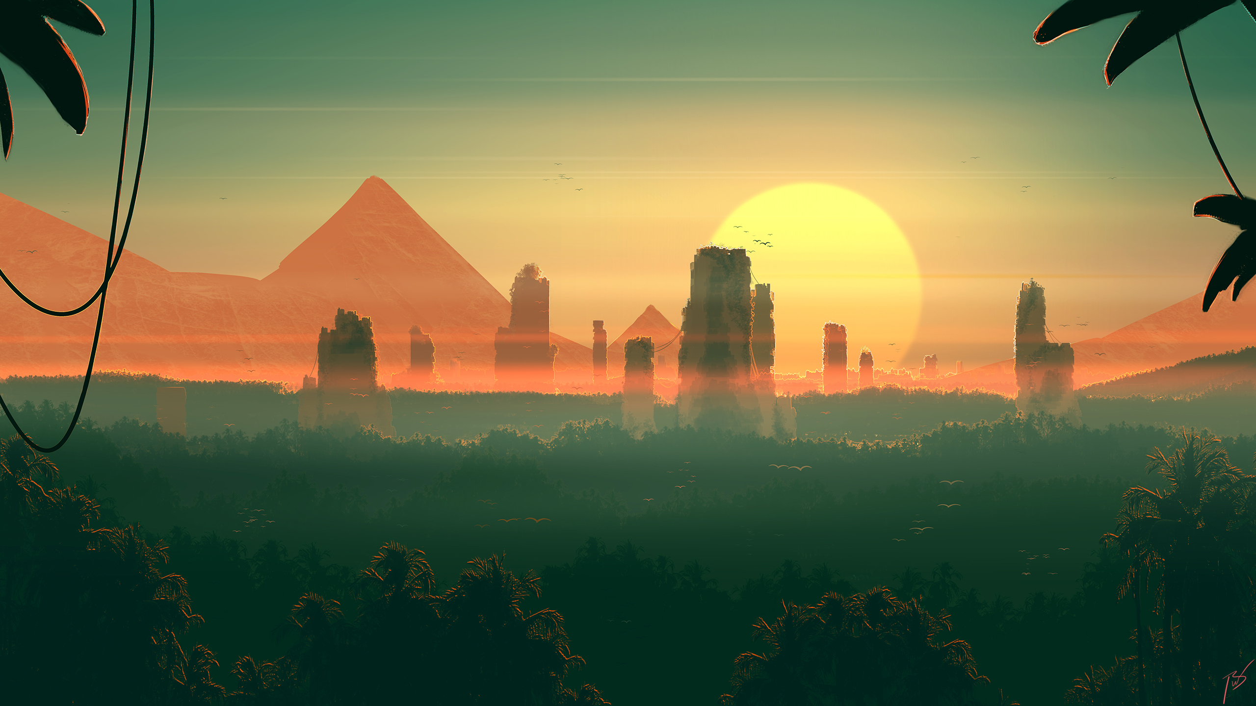 Free download wallpaper Landscape, Sun, Sci Fi, Post Apocalyptic on your PC desktop