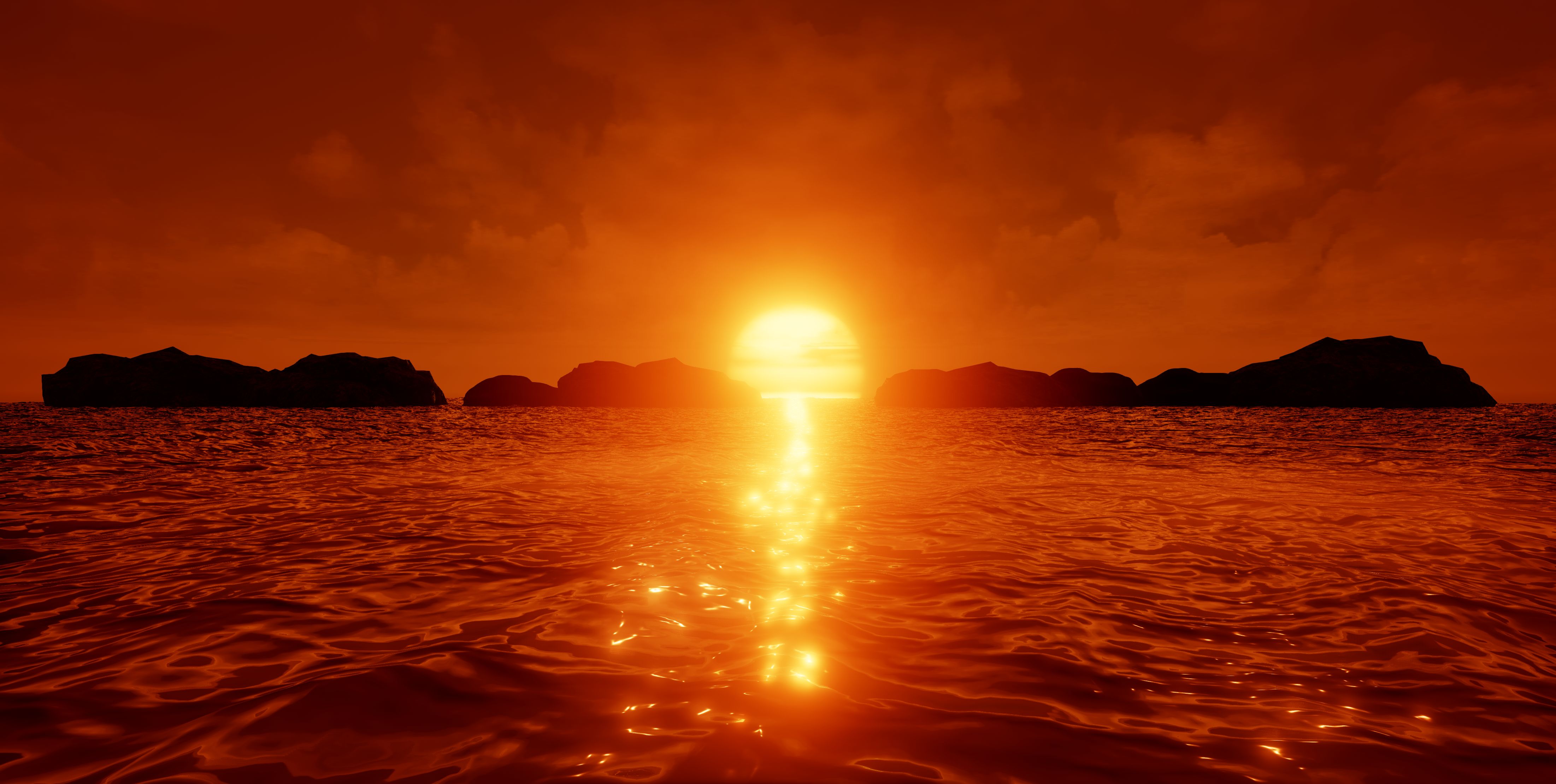 Download mobile wallpaper Sunset, Sun, Horizon, Earth for free.
