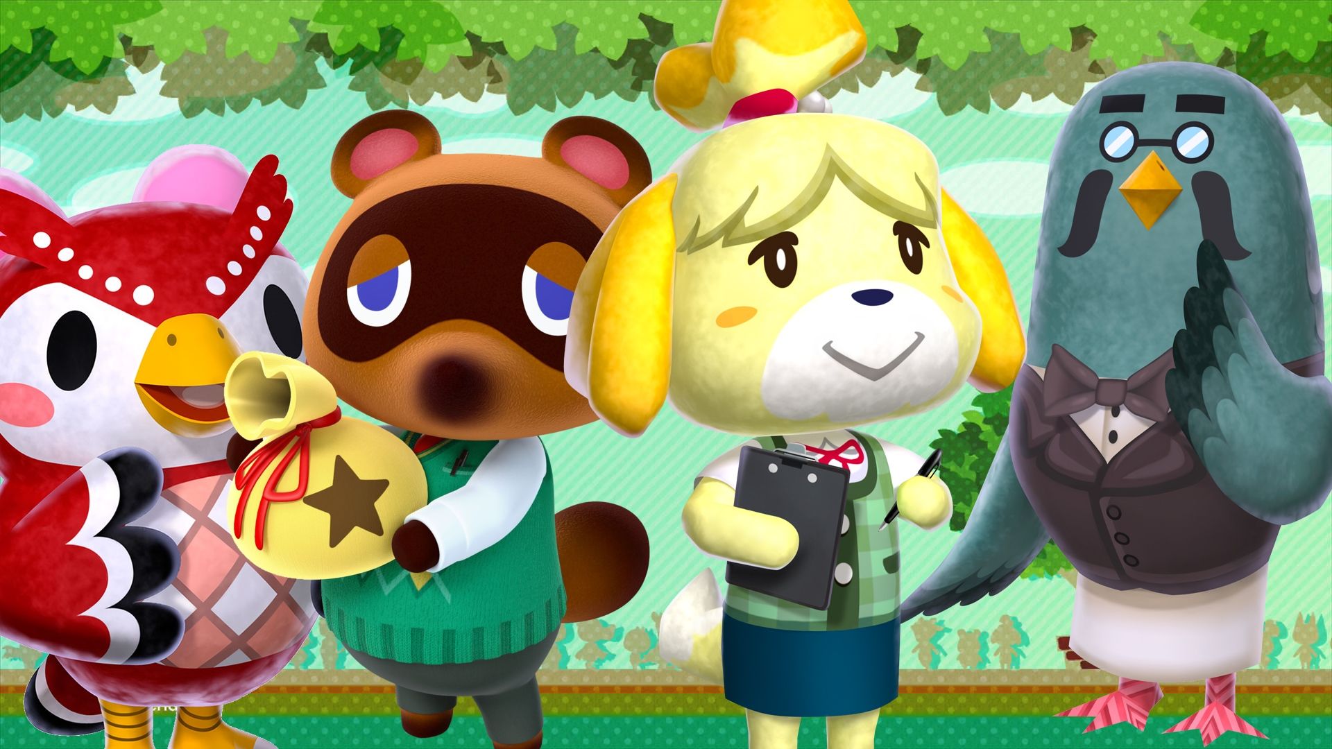 Descarga gratuita de fondo de pantalla para móvil de Videojuego, Animal Crossing, Isabelle (Cruce De Animales), Brewster (Cruce De Animales).