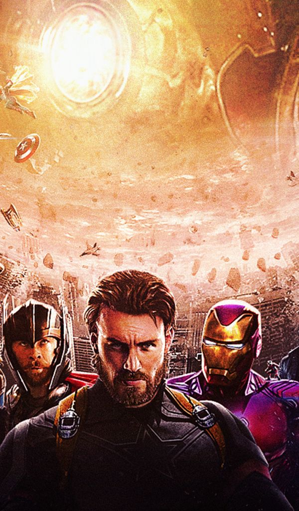 Download mobile wallpaper Iron Man, Captain America, Movie, Captain Marvel, Thor, The Avengers, Avengers: Infinity War for free.