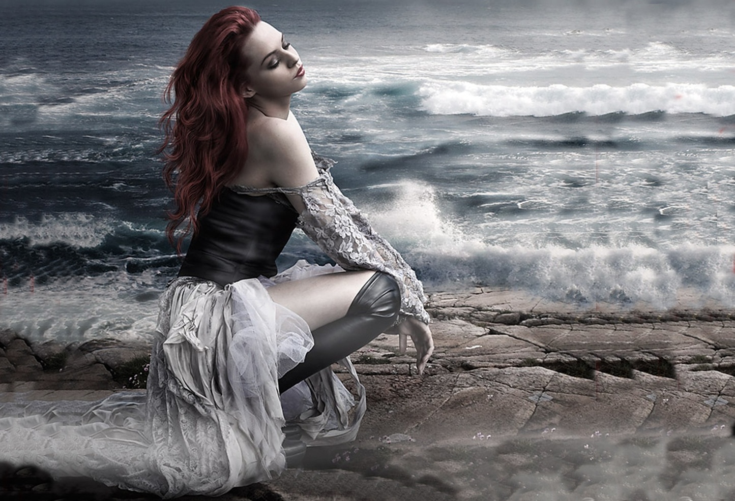 Download mobile wallpaper Manipulation, Women, Fantasy, Photography, Artistic for free.
