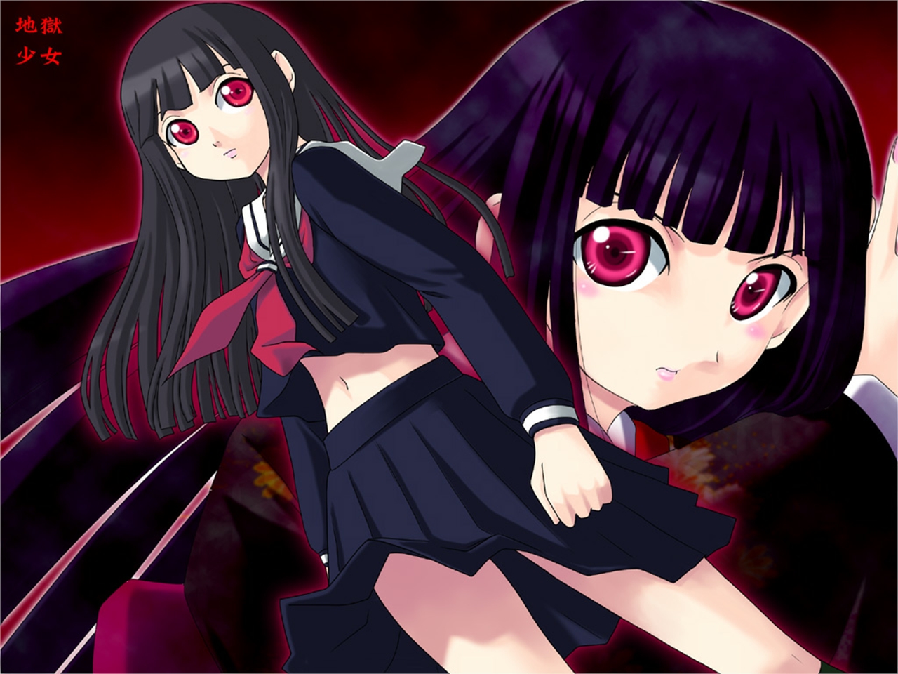 Laden Sie das Animes, Jigoku Shōjo-Bild kostenlos auf Ihren PC-Desktop herunter