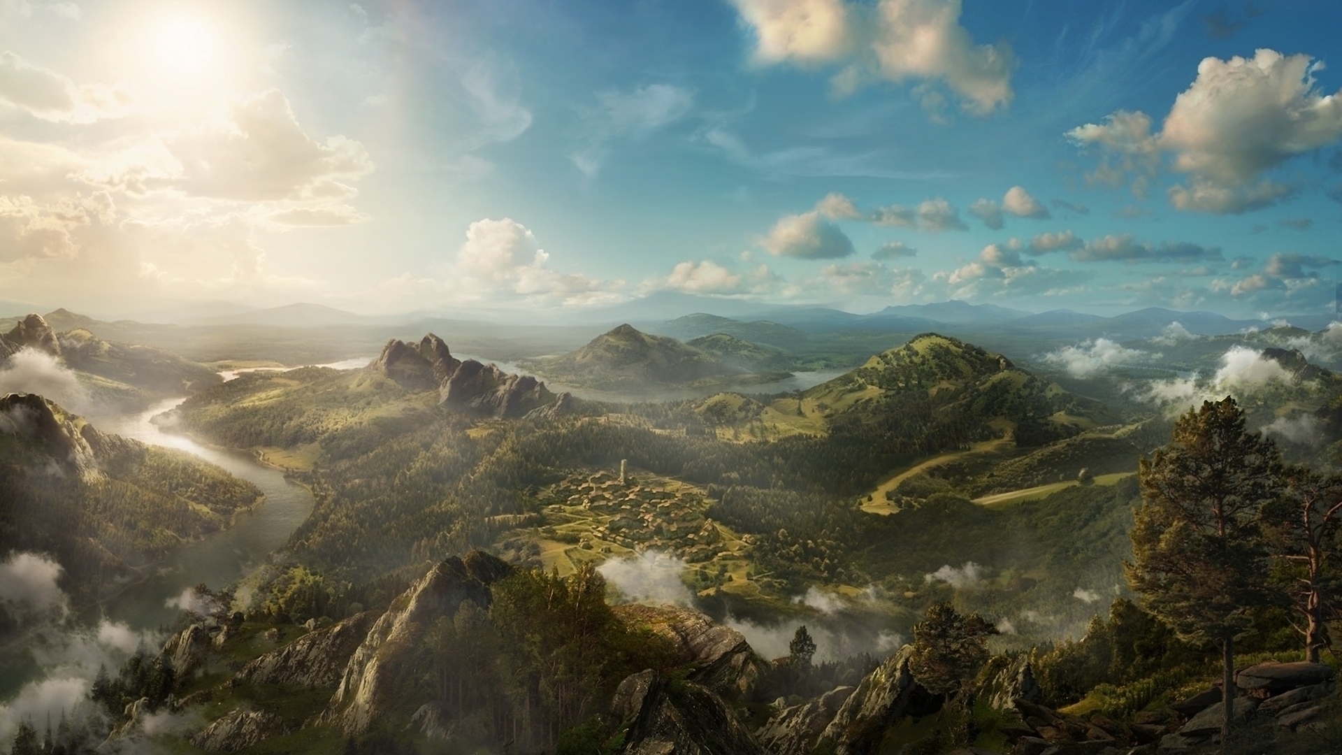 Laden Sie das Natur, Mountains, Landschaft-Bild kostenlos auf Ihren PC-Desktop herunter
