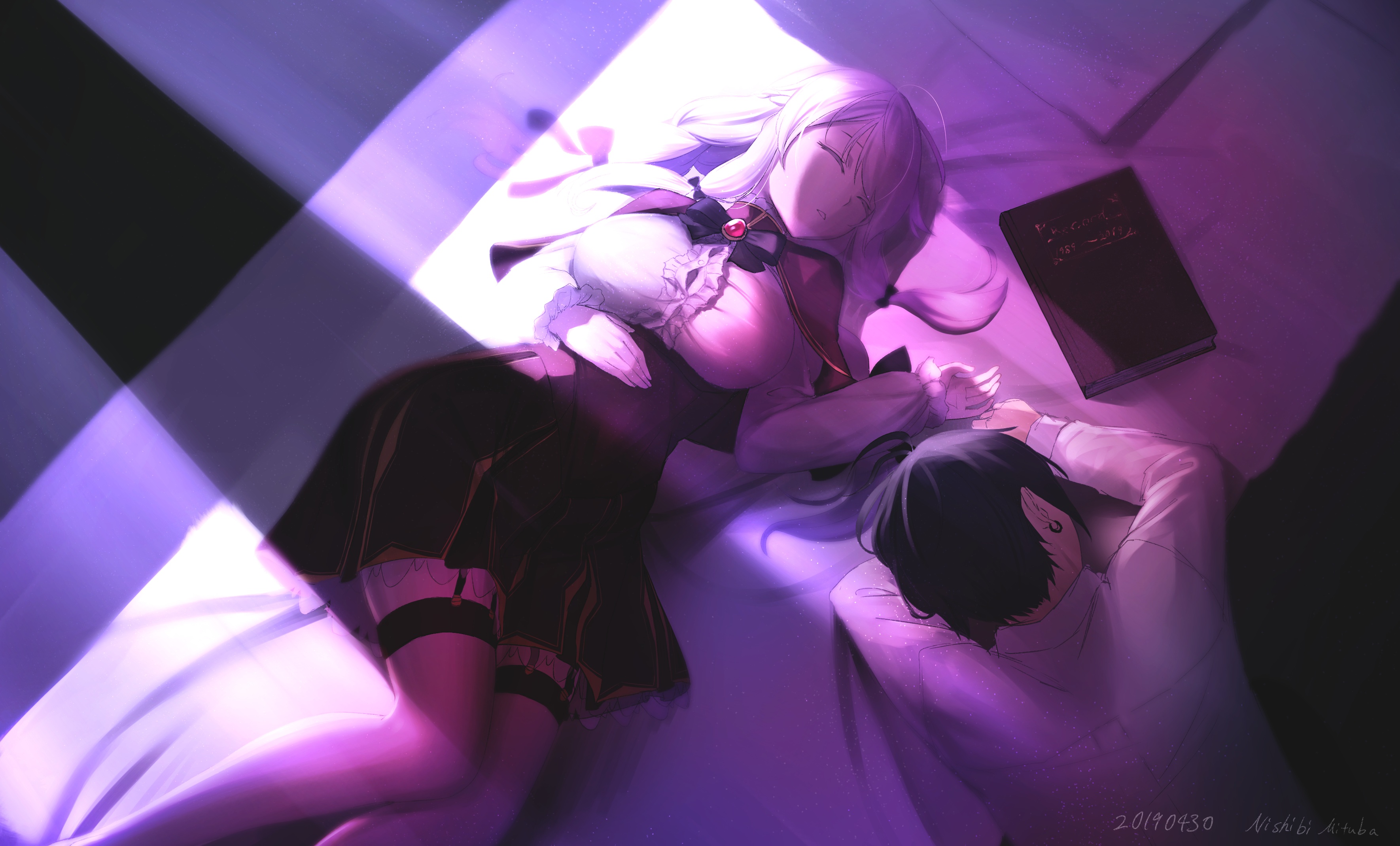 Free download wallpaper Anime, Sleeping, Original on your PC desktop