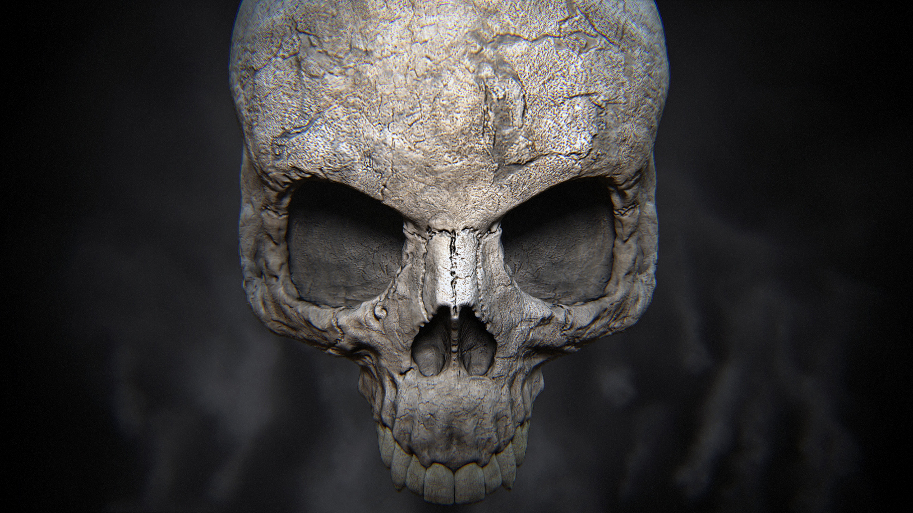 Free download wallpaper Dark, Skull on your PC desktop