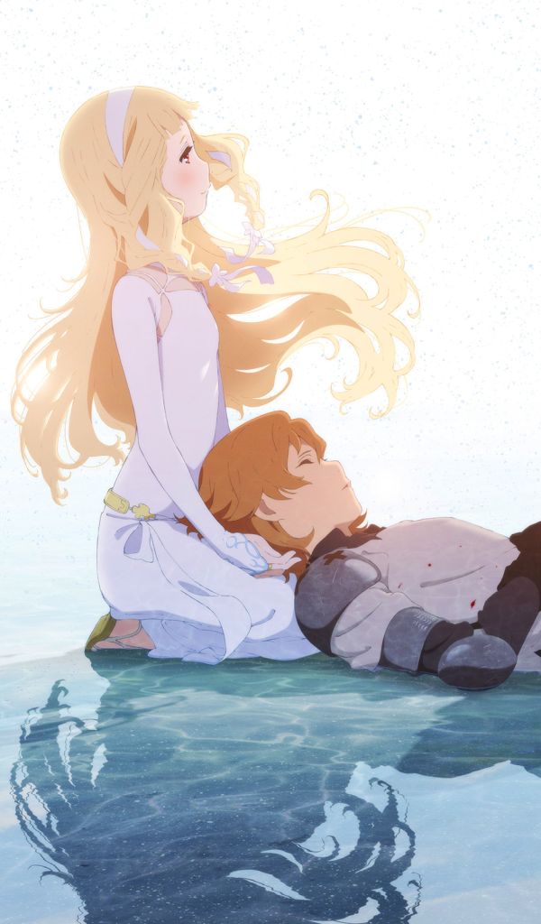 Mobile wallpaper anime, maquia: when the promised flower blooms
