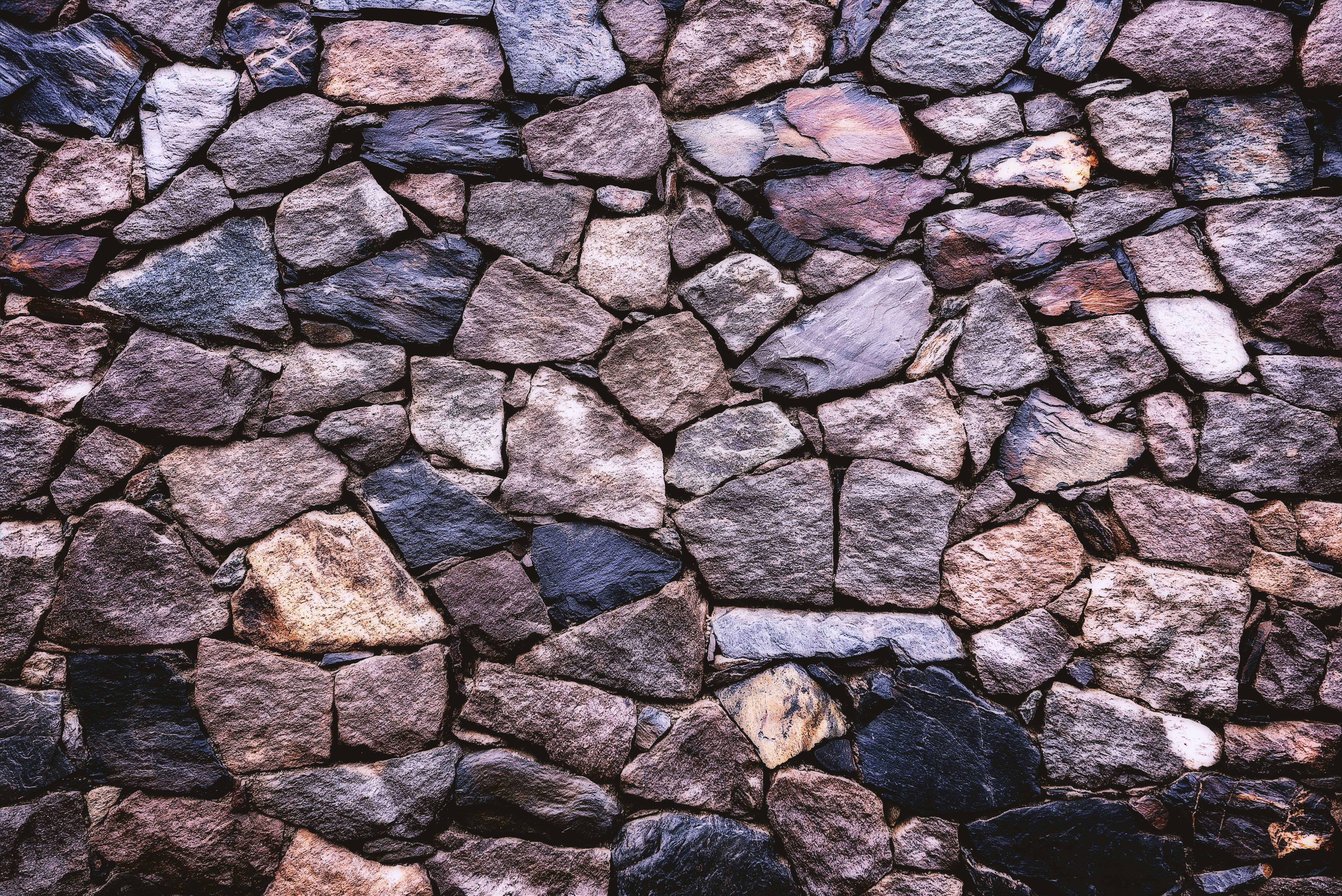 Download mobile wallpaper Stones, Wall, Pattern, Texture, Textures for free.