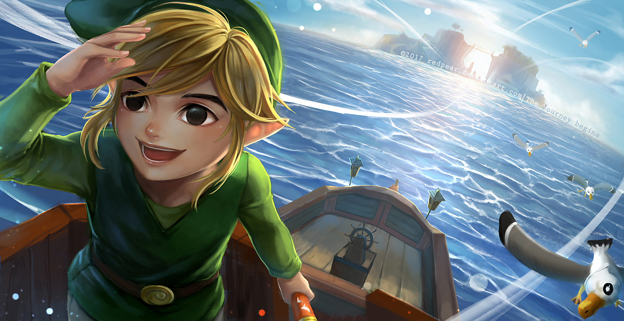 Download mobile wallpaper Boat, Link, Video Game, Zelda, The Legend Of Zelda: The Wind Waker for free.