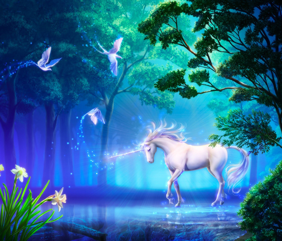 Download mobile wallpaper Fantasy, Unicorn, Fantasy Animals for free.