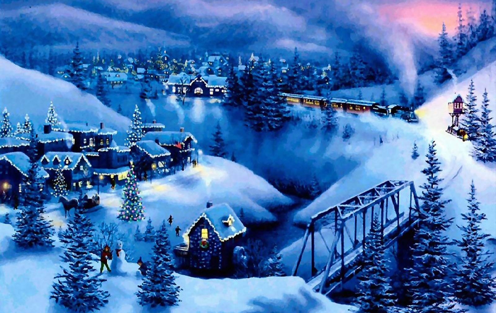 Free download wallpaper Winter, Snow, Christmas, Holiday on your PC desktop