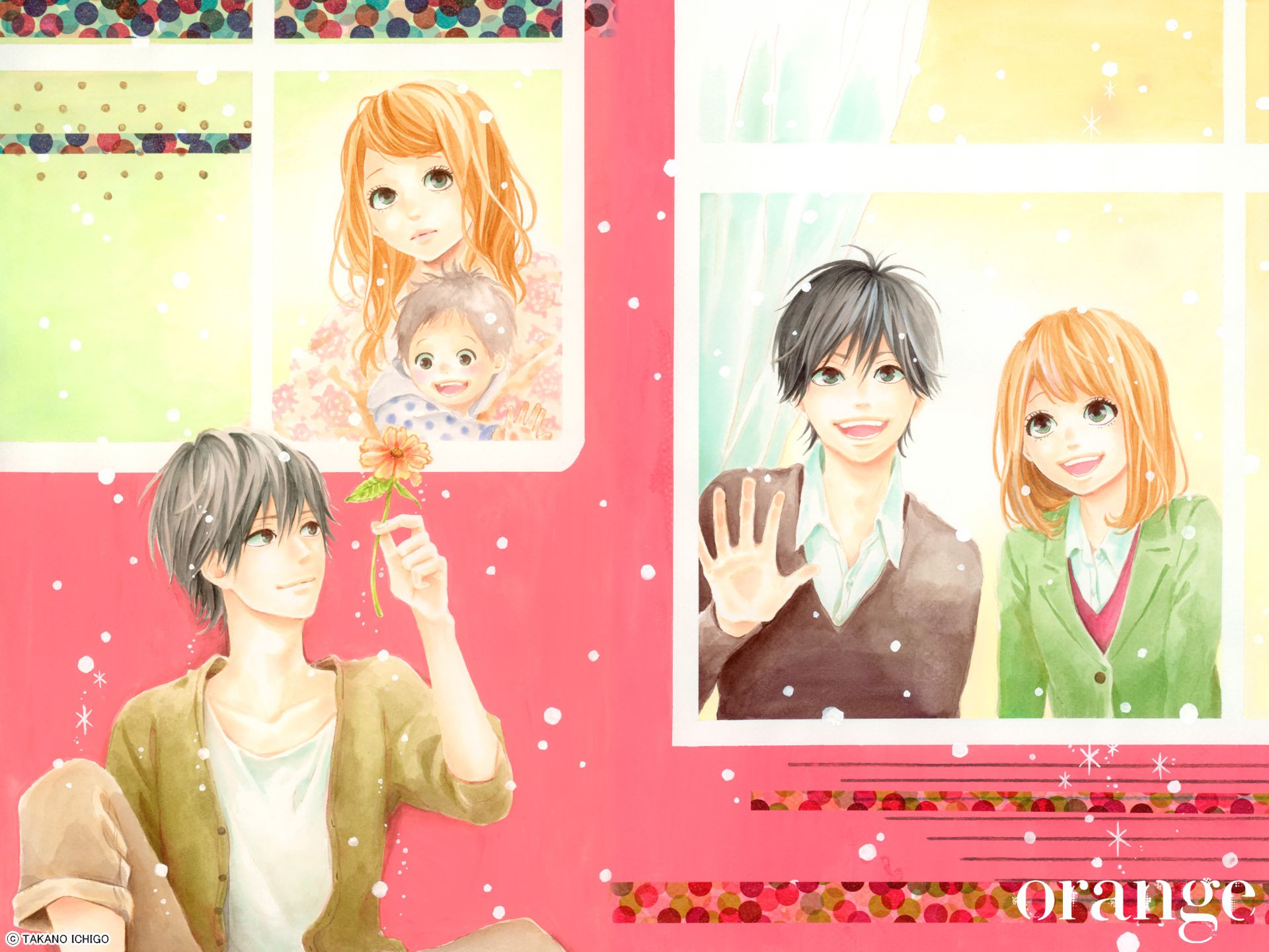 760156 Hintergrundbild herunterladen animes, orange, kakeru naruse, naho takamiya - Bildschirmschoner und Bilder kostenlos