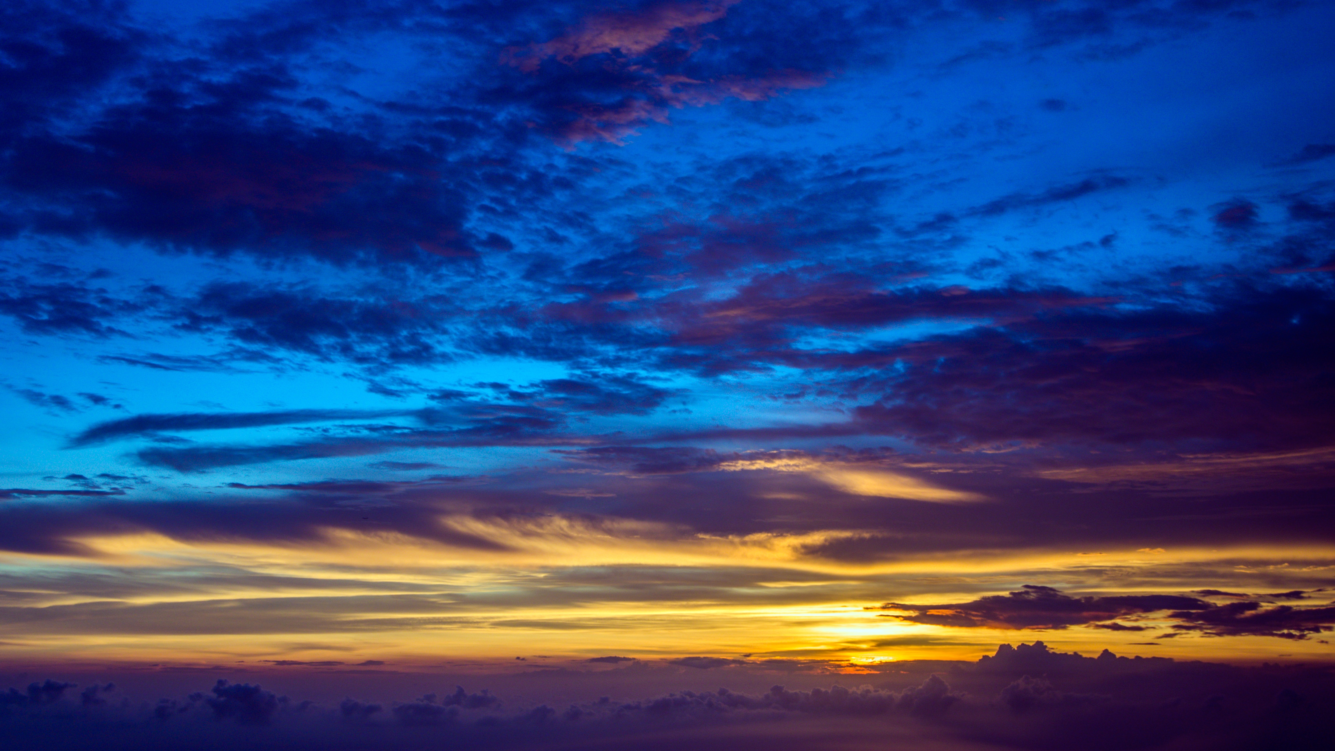 Free download wallpaper Nature, Sky, Horizon, Sunrise, Earth, Cloud on your PC desktop
