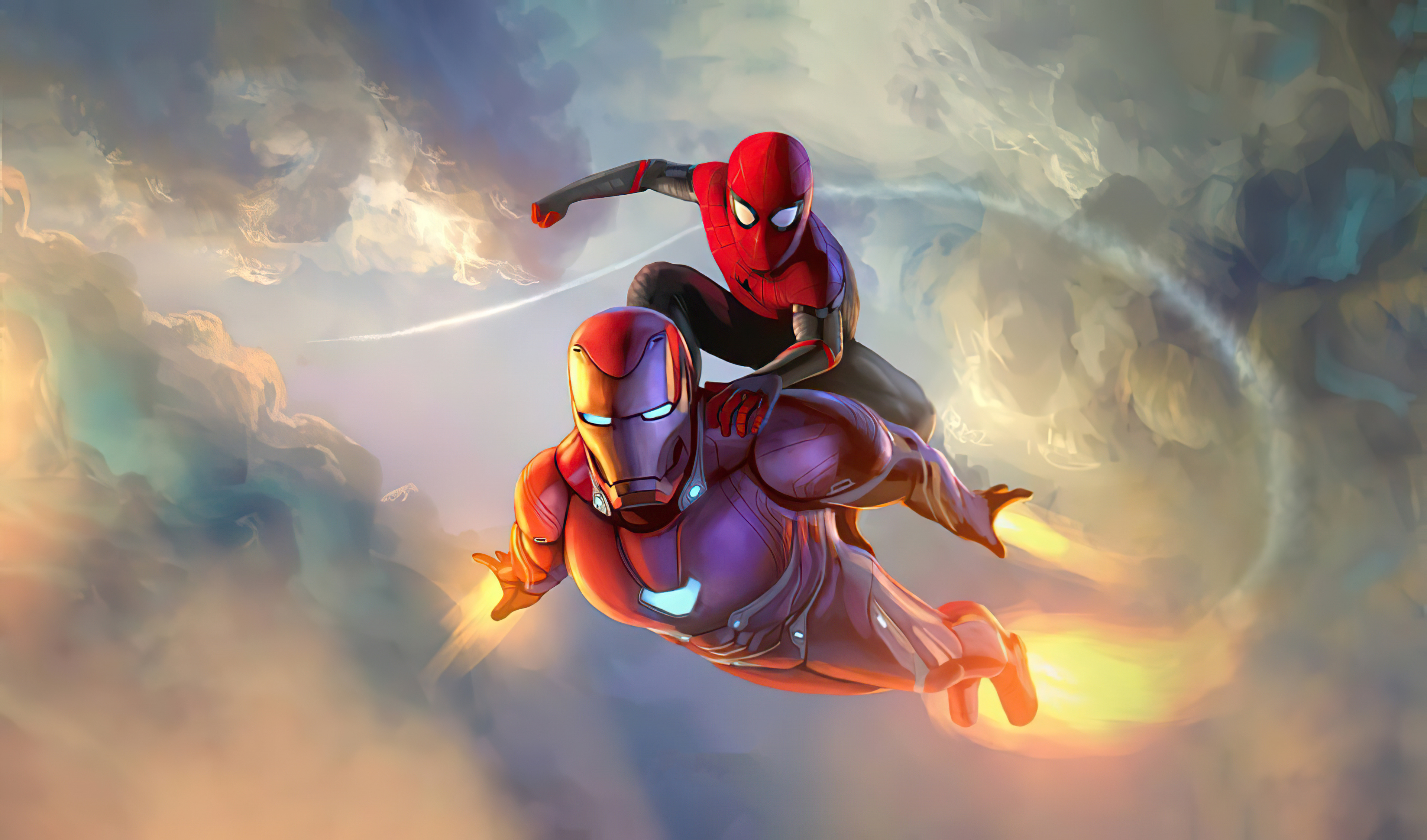 Download mobile wallpaper Spider Man, Iron Man, Avengers, Movie, The Avengers, Avengers: Infinity War for free.