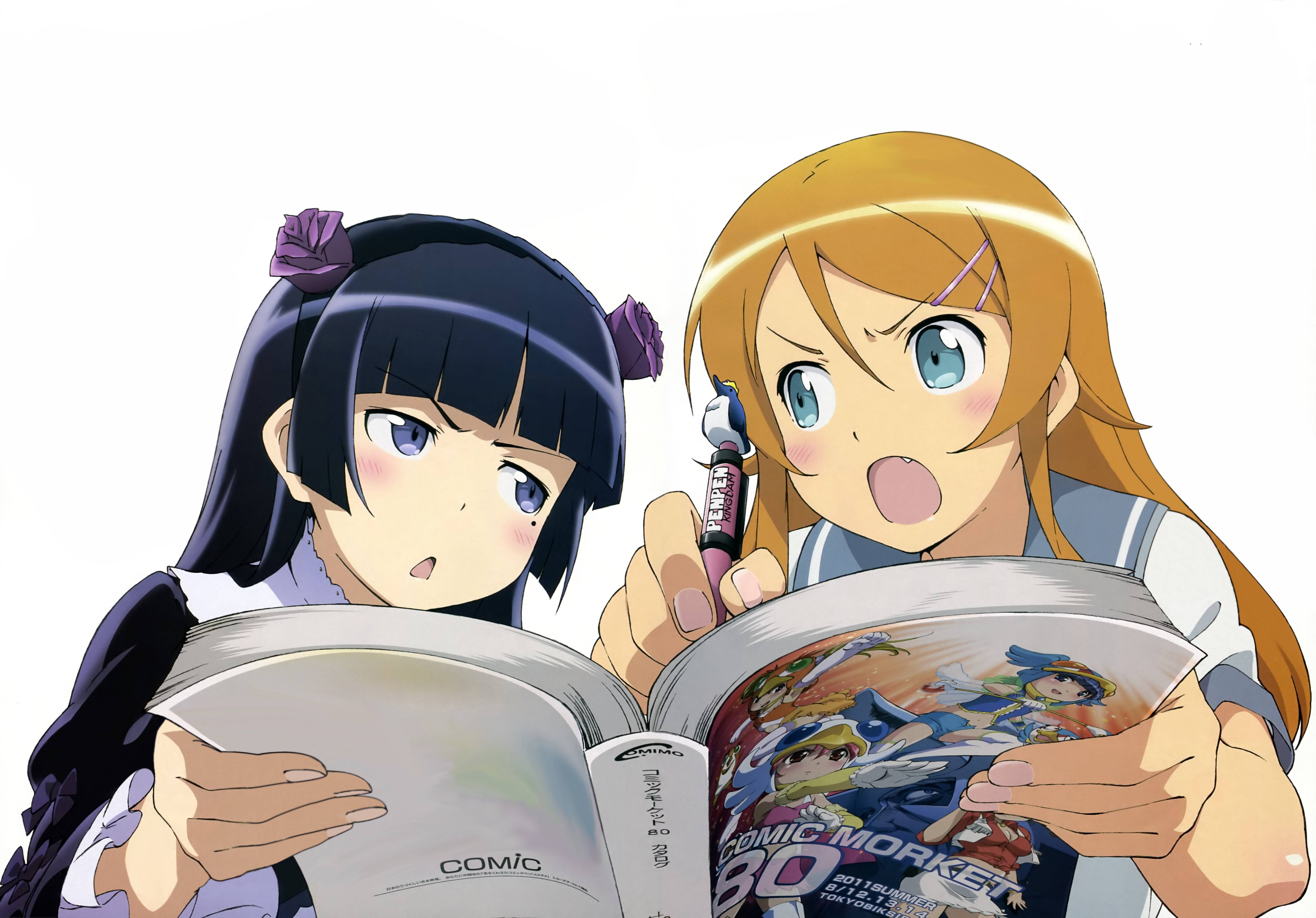 Download mobile wallpaper Anime, Ruri Gokō, Oreimo, Kirino Kousaka for free.