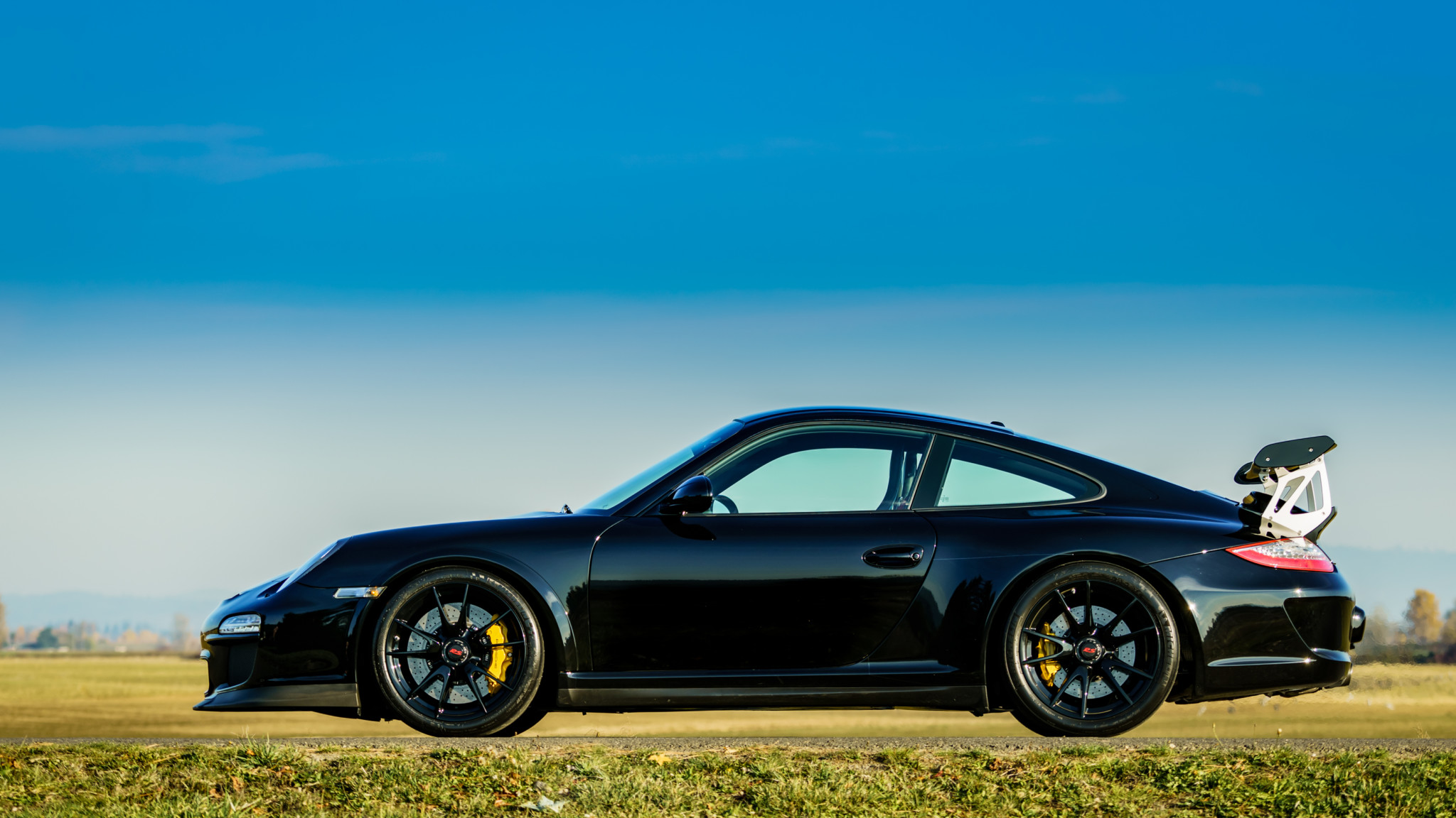 Laden Sie das Porsche, Autos, Coupe, Porsche 911 Gt3 Rs, Fahrzeuge, Schwarzes Auto-Bild kostenlos auf Ihren PC-Desktop herunter