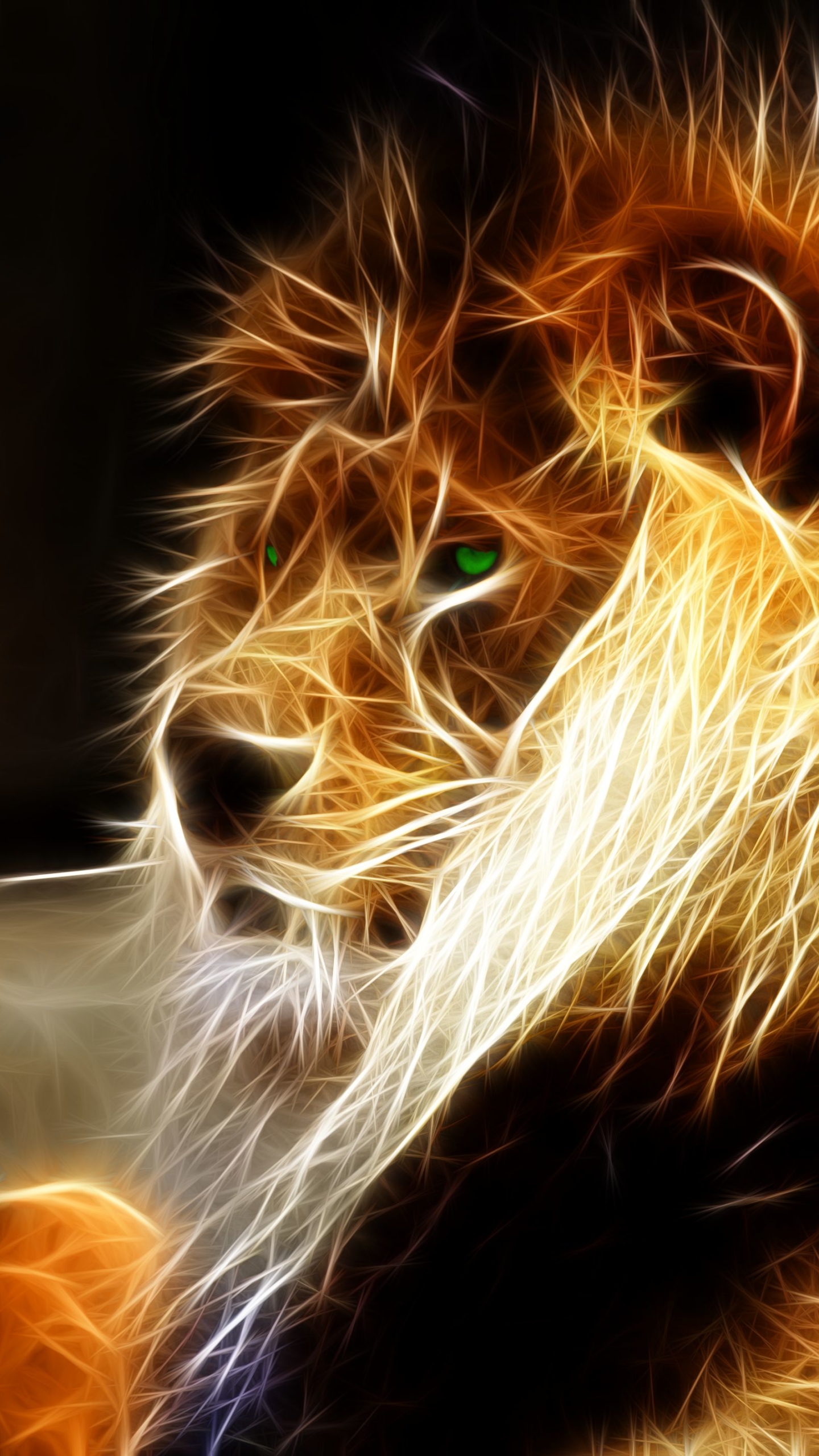 Download mobile wallpaper Cats, Lion, Animal for free.
