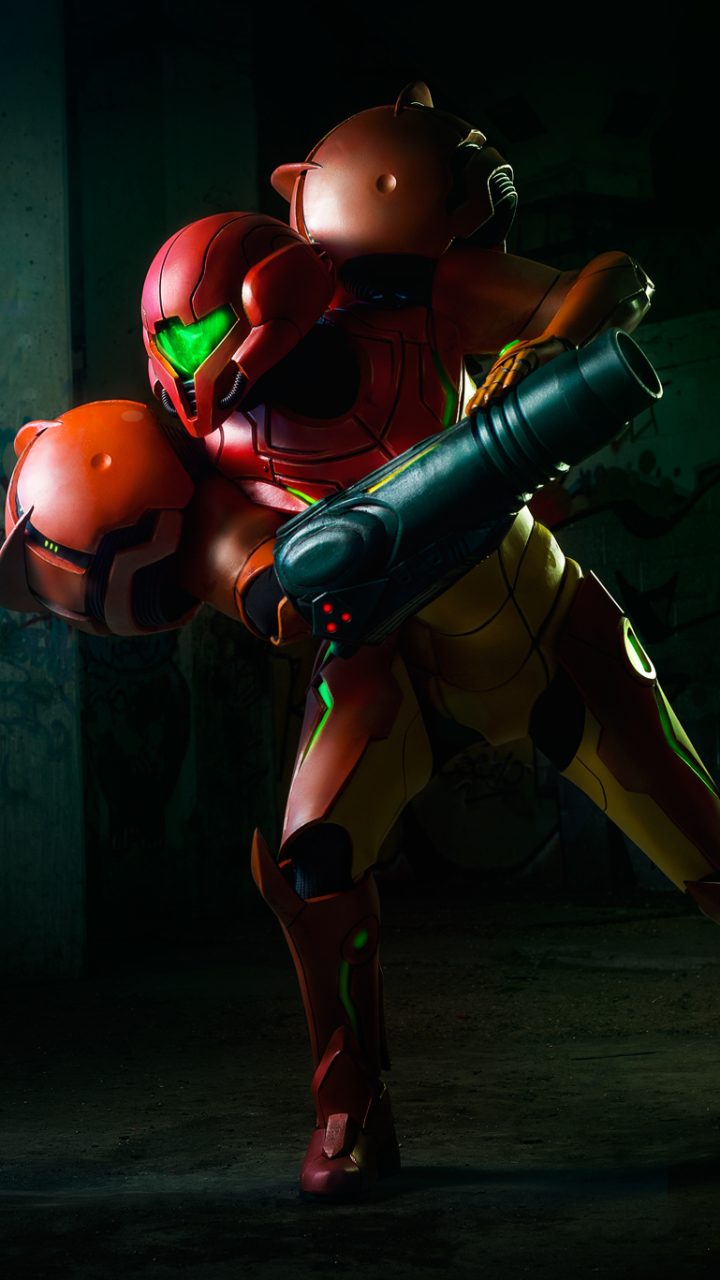 Descarga gratuita de fondo de pantalla para móvil de Mujeres, Cosplay, Samus Arán.