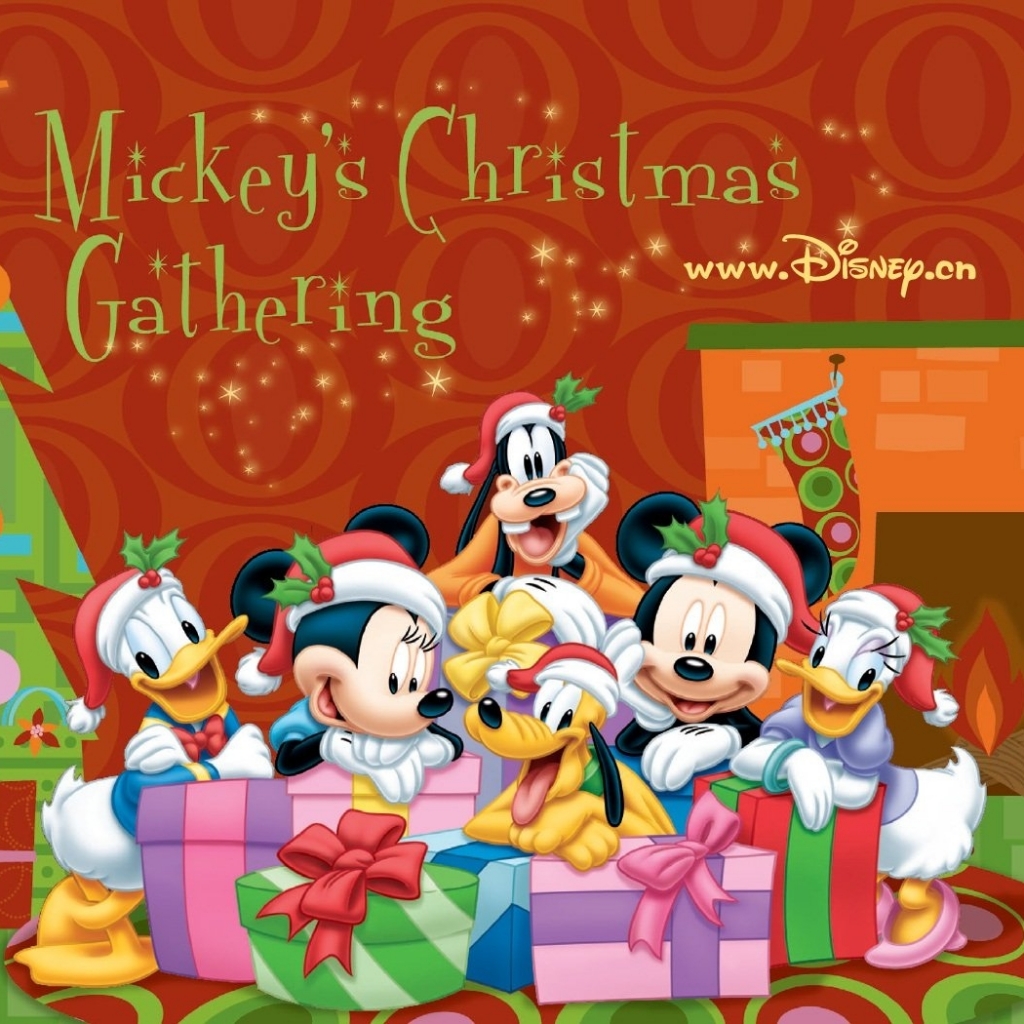 Baixar papel de parede para celular de Natal, Feriados, Feliz Natal, Mickey Mouse, Pato Donald, Pateta, Minnie Mouse, Pata Margarida gratuito.