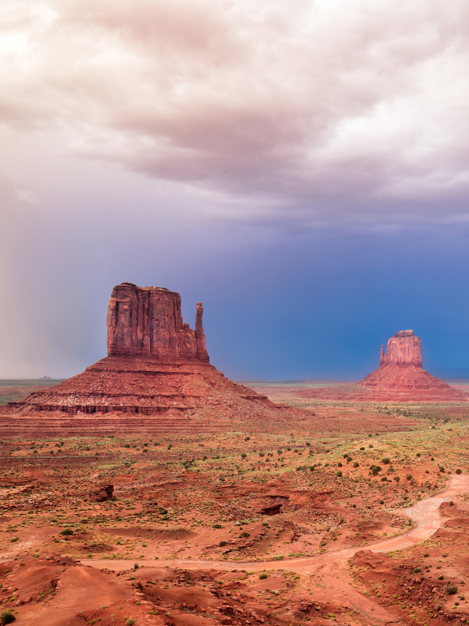 Download mobile wallpaper Landscape, Desert, Usa, Earth, Cloud, Monument Valley for free.