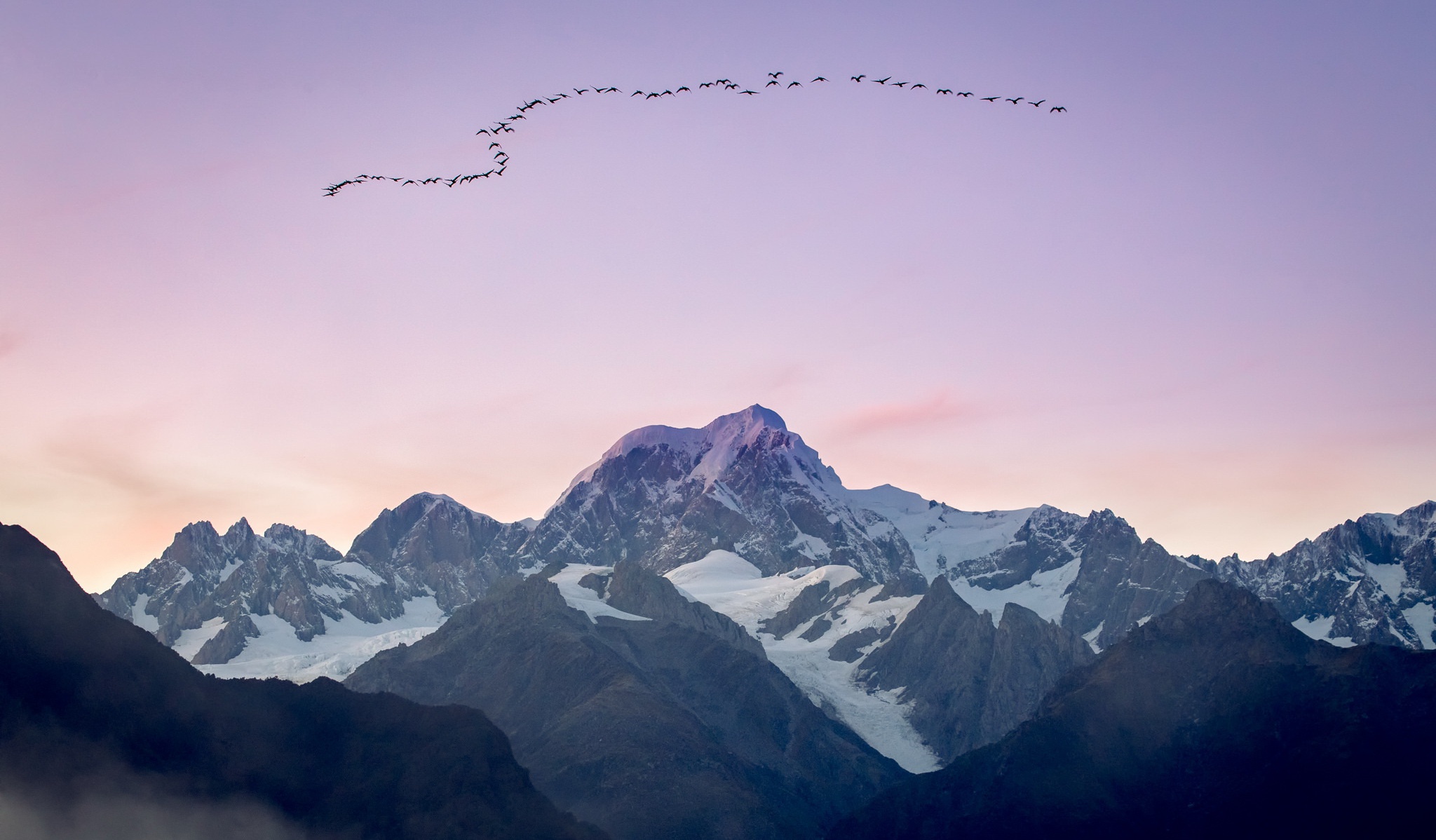 Laden Sie das Landschaft, Vogel, Gebirge, Himmel, Berge, Erde/natur-Bild kostenlos auf Ihren PC-Desktop herunter