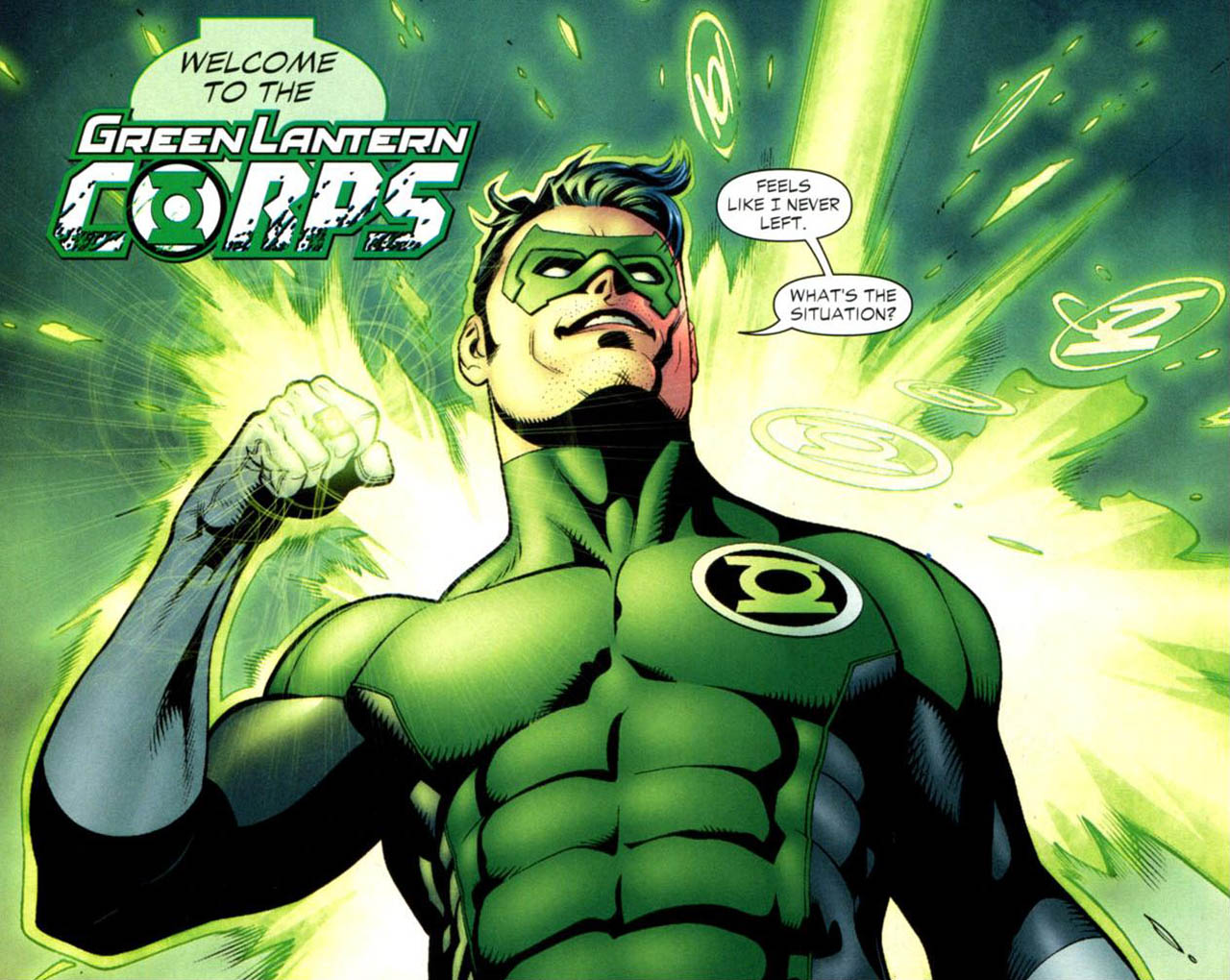 Téléchargez gratuitement l'image Bande Dessinées, La Lanterne Verte, Kyle Rayner, Green Lantern Corps sur le bureau de votre PC