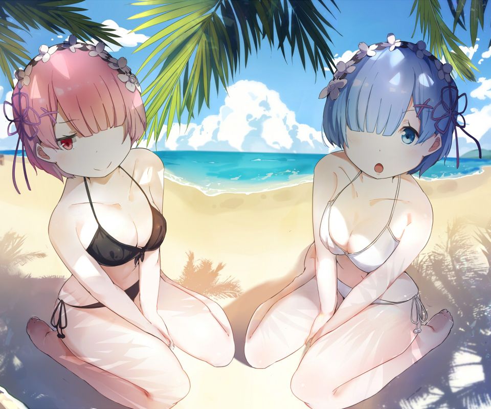 Free download wallpaper Anime, Re:zero Starting Life In Another World, Ram (Re:zero), Rem (Re:zero) on your PC desktop