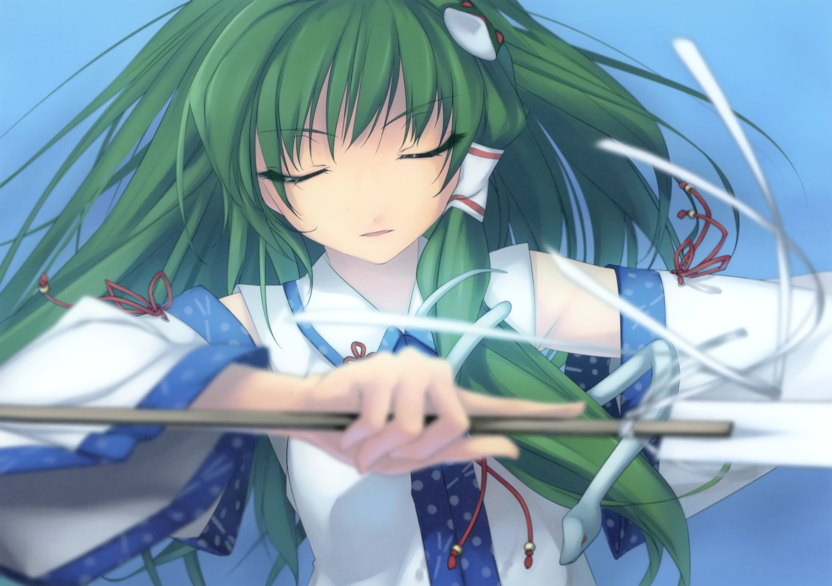 Téléchargez des papiers peints mobile Animé, Touhou, Sanae Kochiya gratuitement.