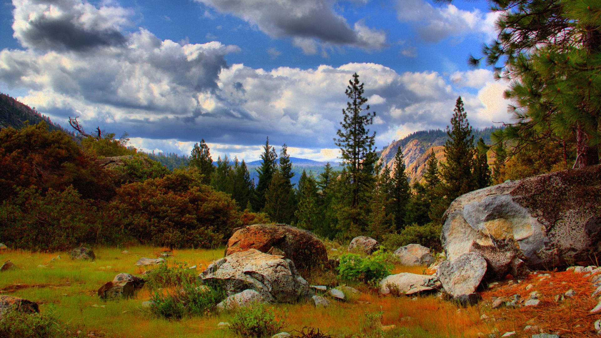 Free download wallpaper Landscape, Nature, Earth, Colorful, Hill, Cloud on your PC desktop